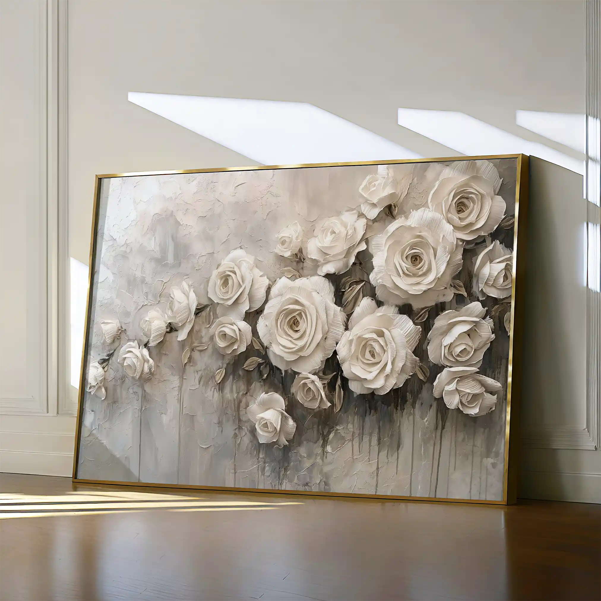 Floral Canvas Wall Art WAD150-F 90 x 60 cm / Stretched on hidden frame