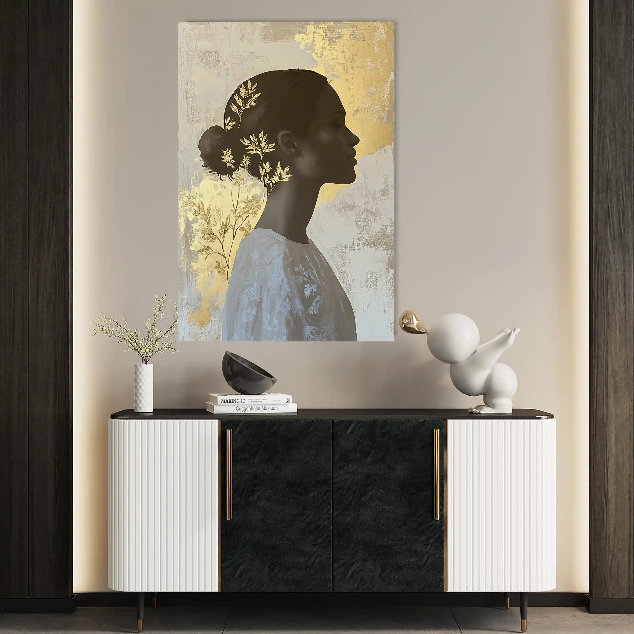 Portrait 150 Canvas Art 90 x 60 cm / Stretched on hidden frame