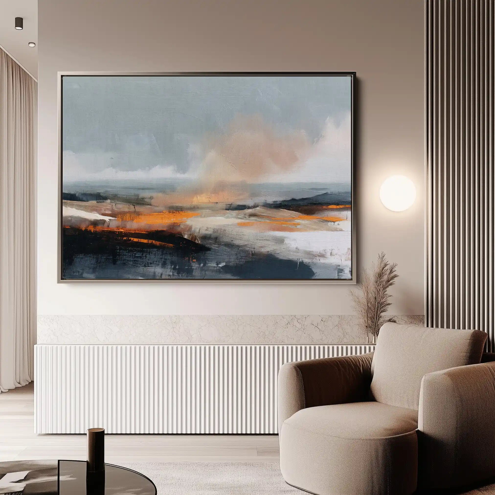 Abstract 1502 Canvas Art 60 x 40 cm / Stretched on hidden frame