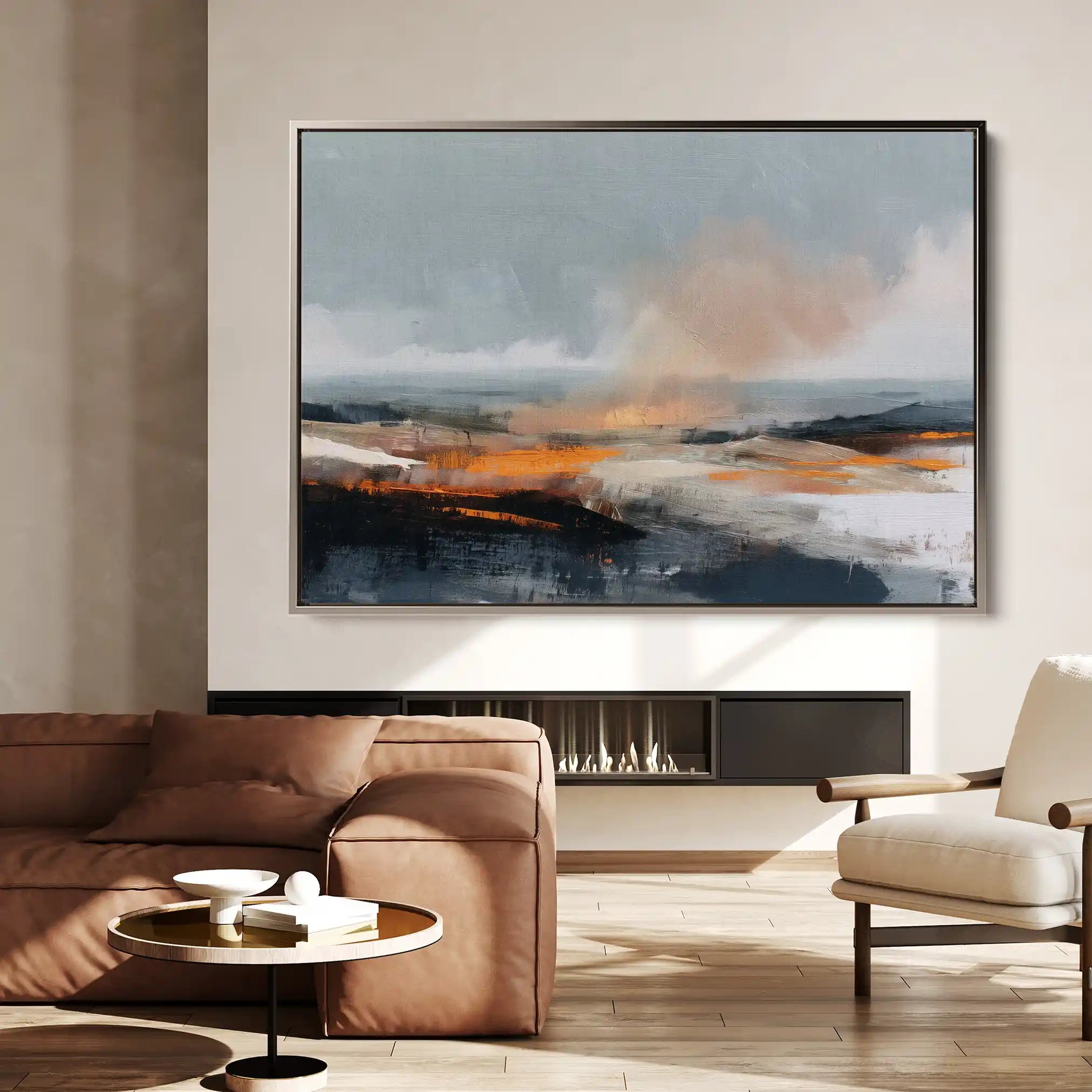 Abstract 1502 Canvas Art 60 x 40 cm / Stretched on hidden frame