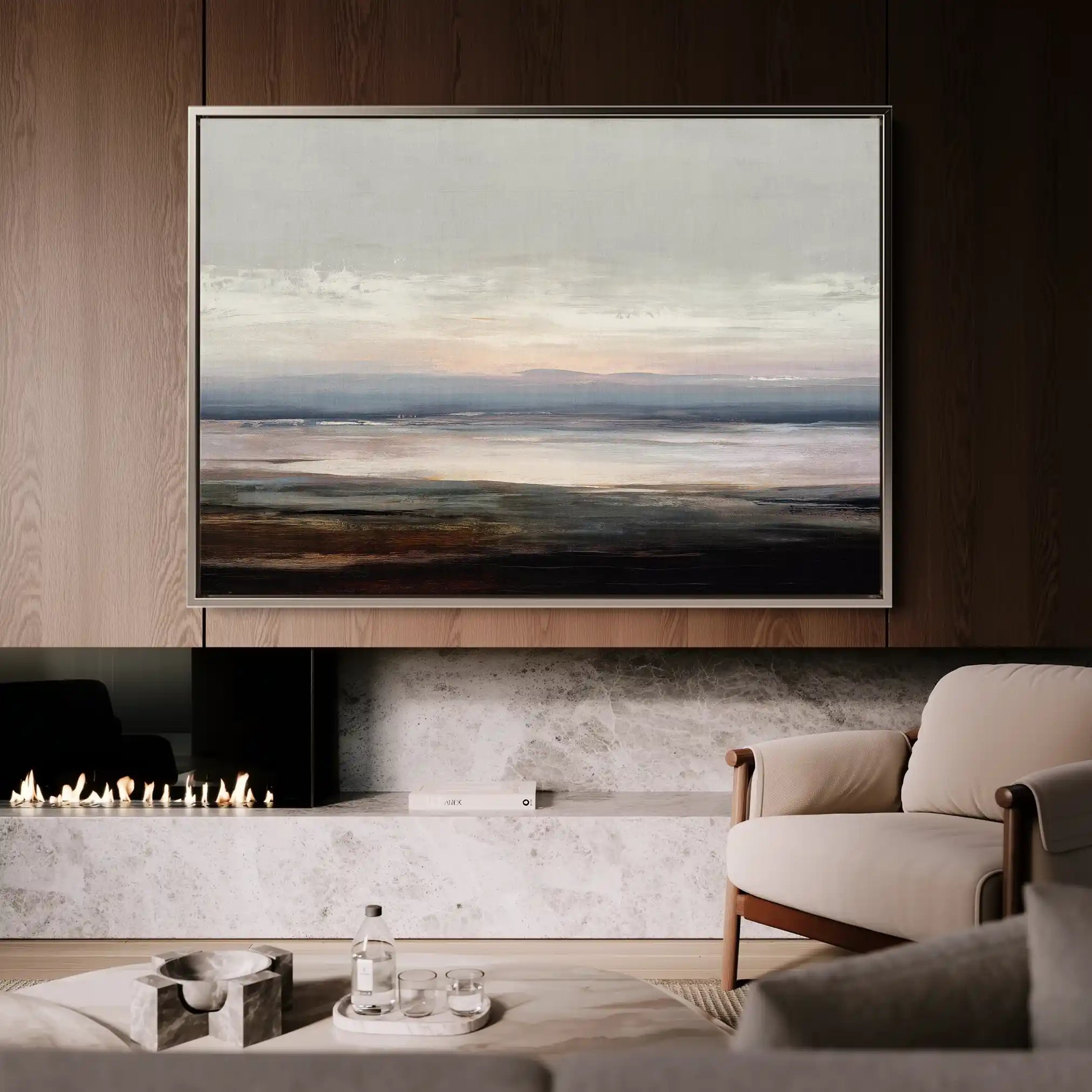 Abstract 1503 Canvas Art 60 x 40 cm / Stretched on hidden frame