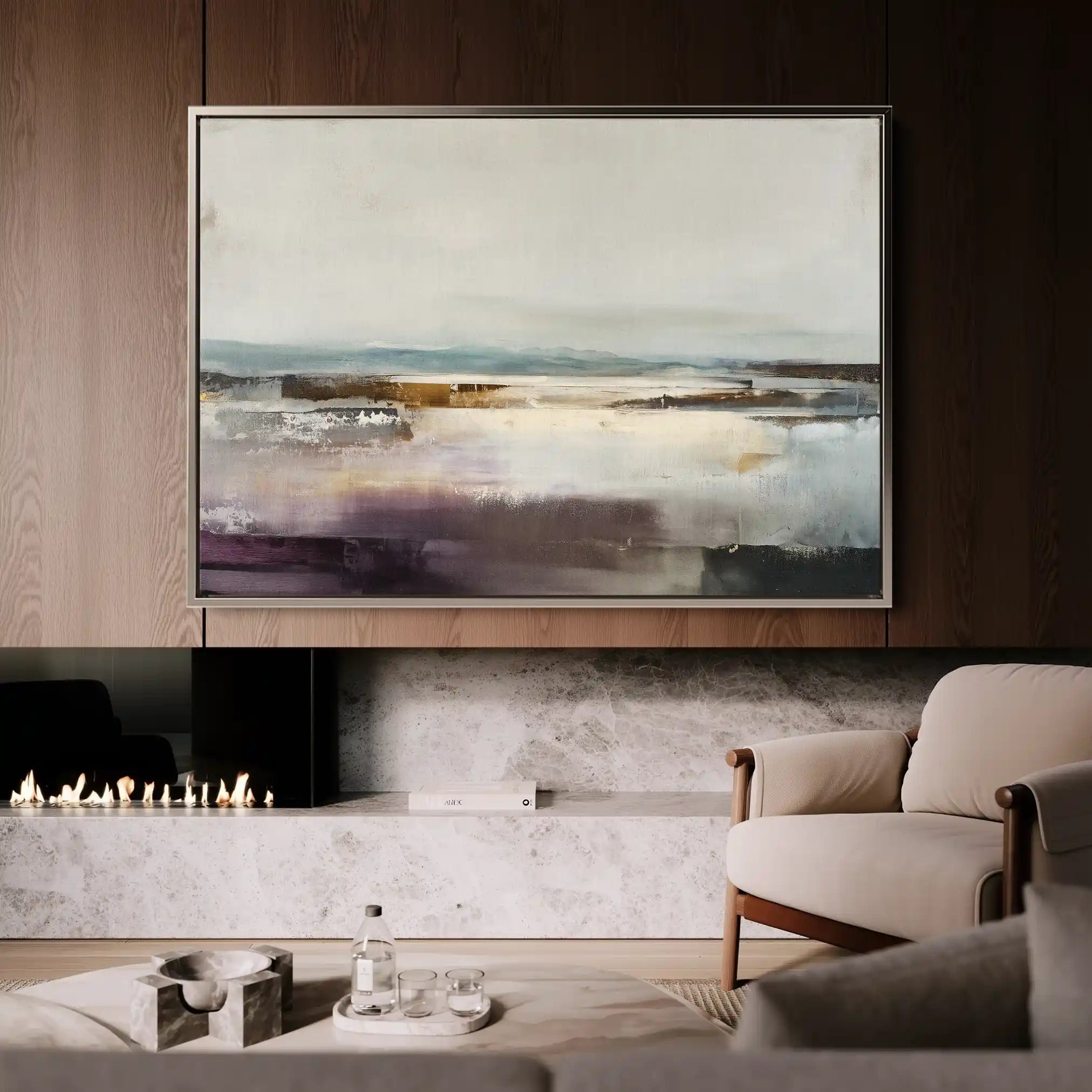 Abstract 1504 Canvas Art 60 x 40 cm / Stretched on hidden frame