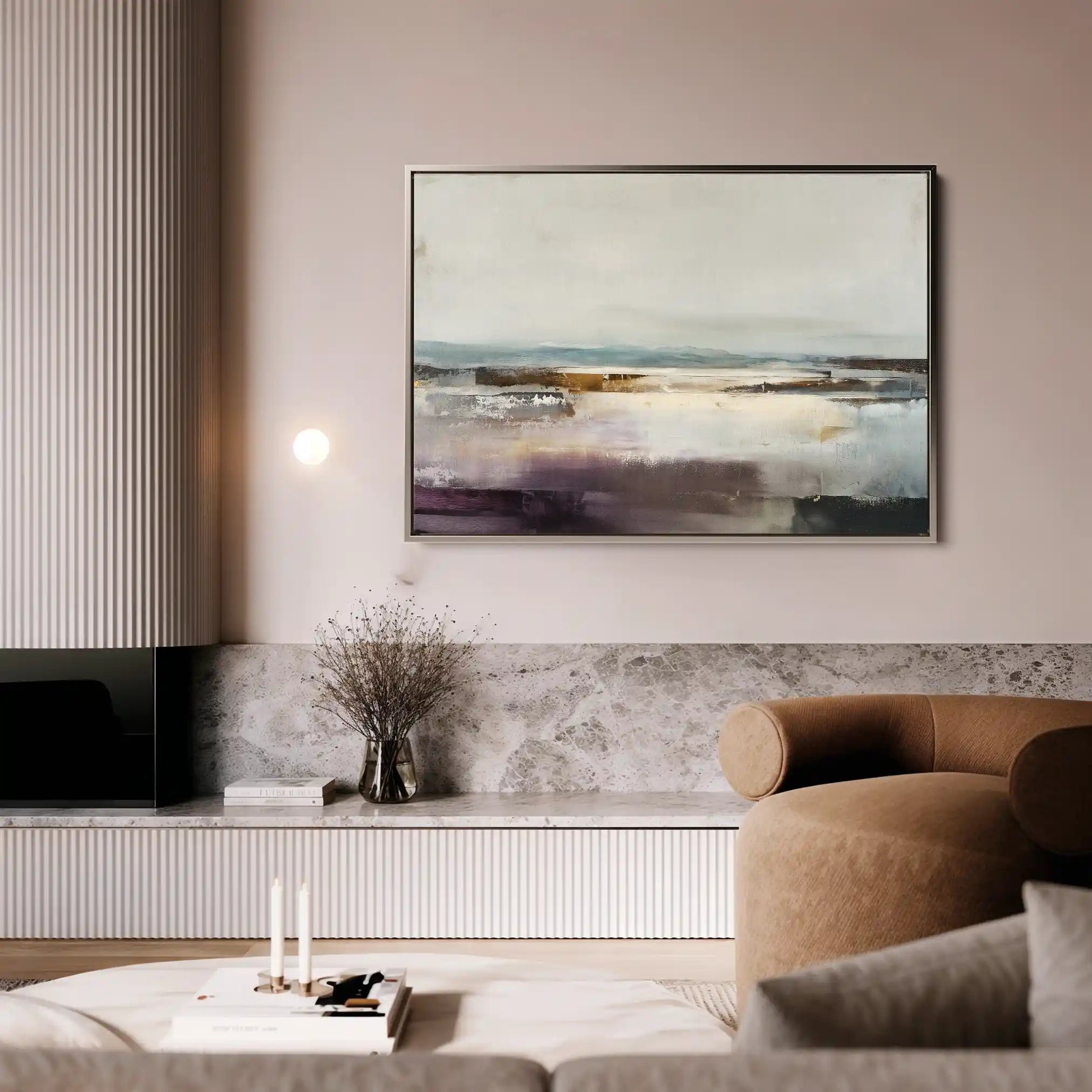 Abstract 1504 Canvas Art 60 x 40 cm / Stretched on hidden frame