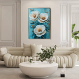 Floral Canvas Wall Art WAD1504-F 90 x 60 cm / Stretched on hidden frame