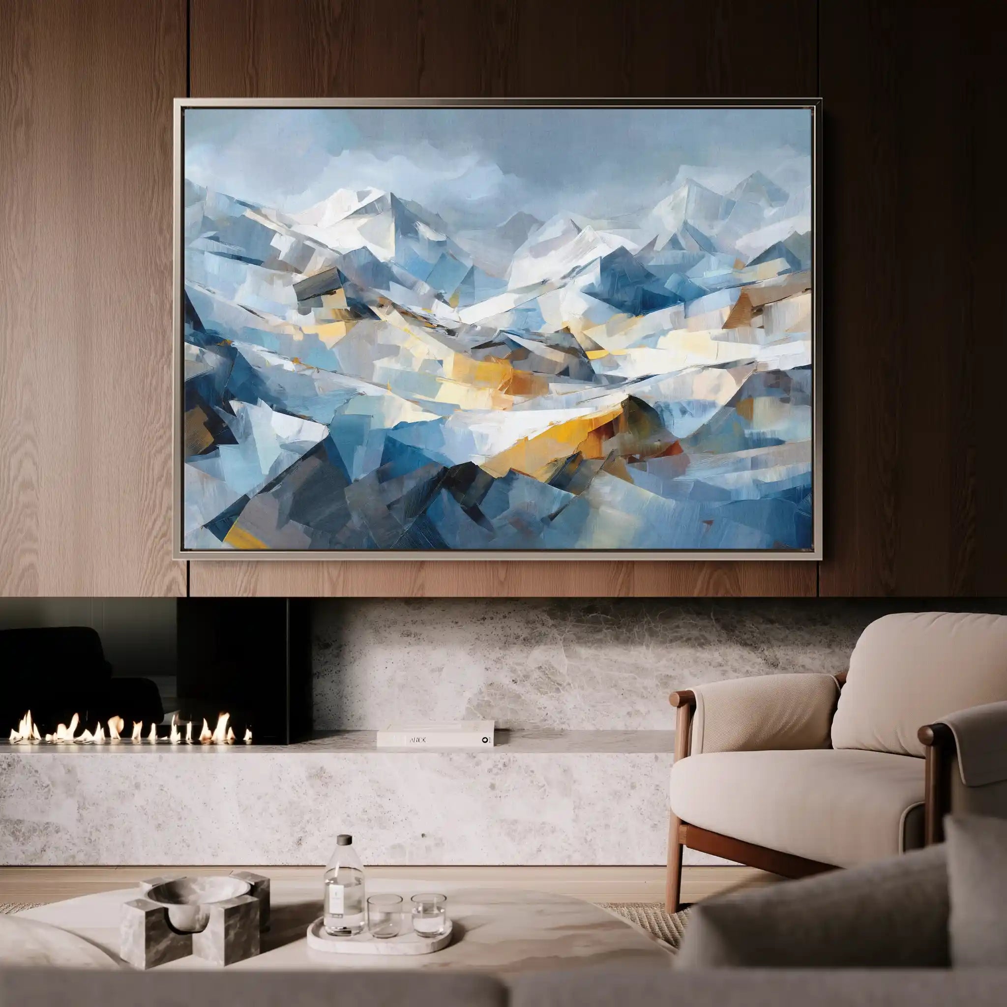 Abstract 1505 Canvas Art 60 x 40 cm / Stretched on hidden frame