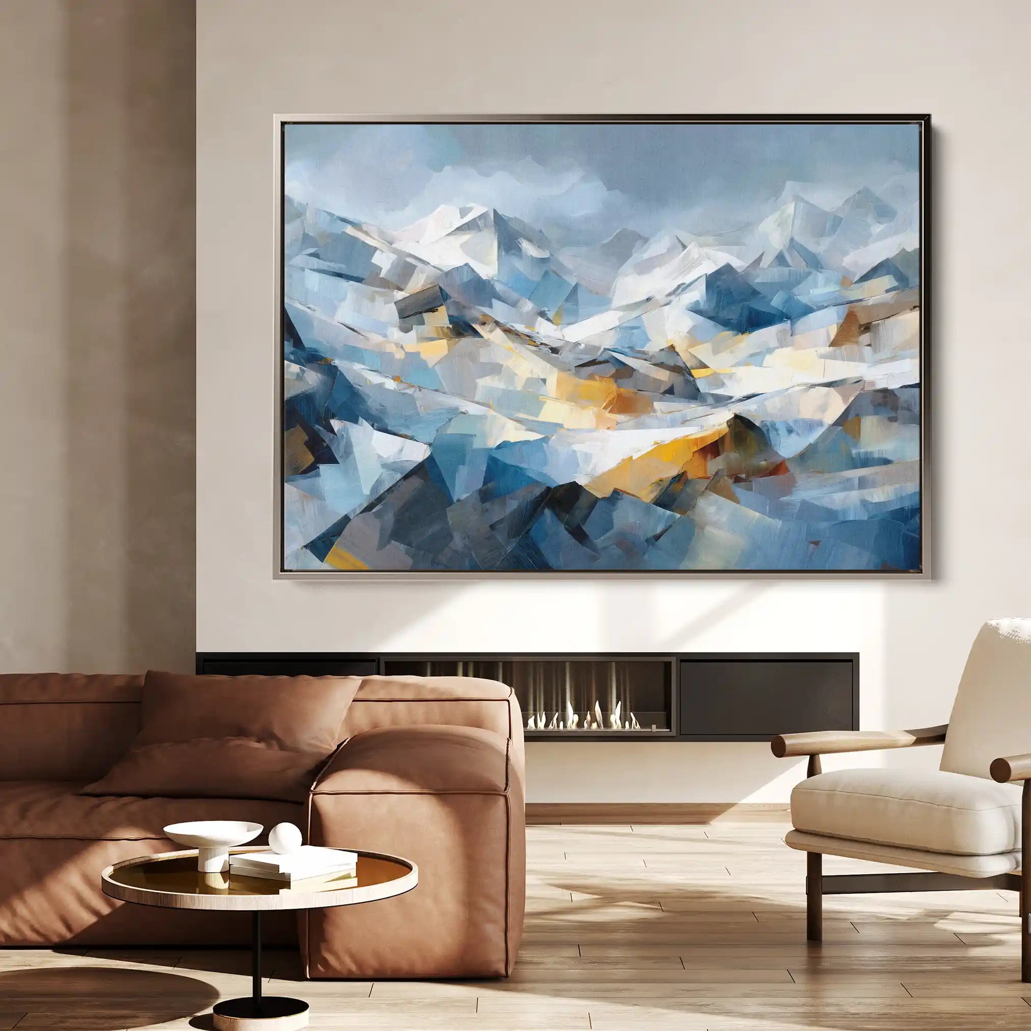 Abstract 1505 Canvas Art 60 x 40 cm / Stretched on hidden frame