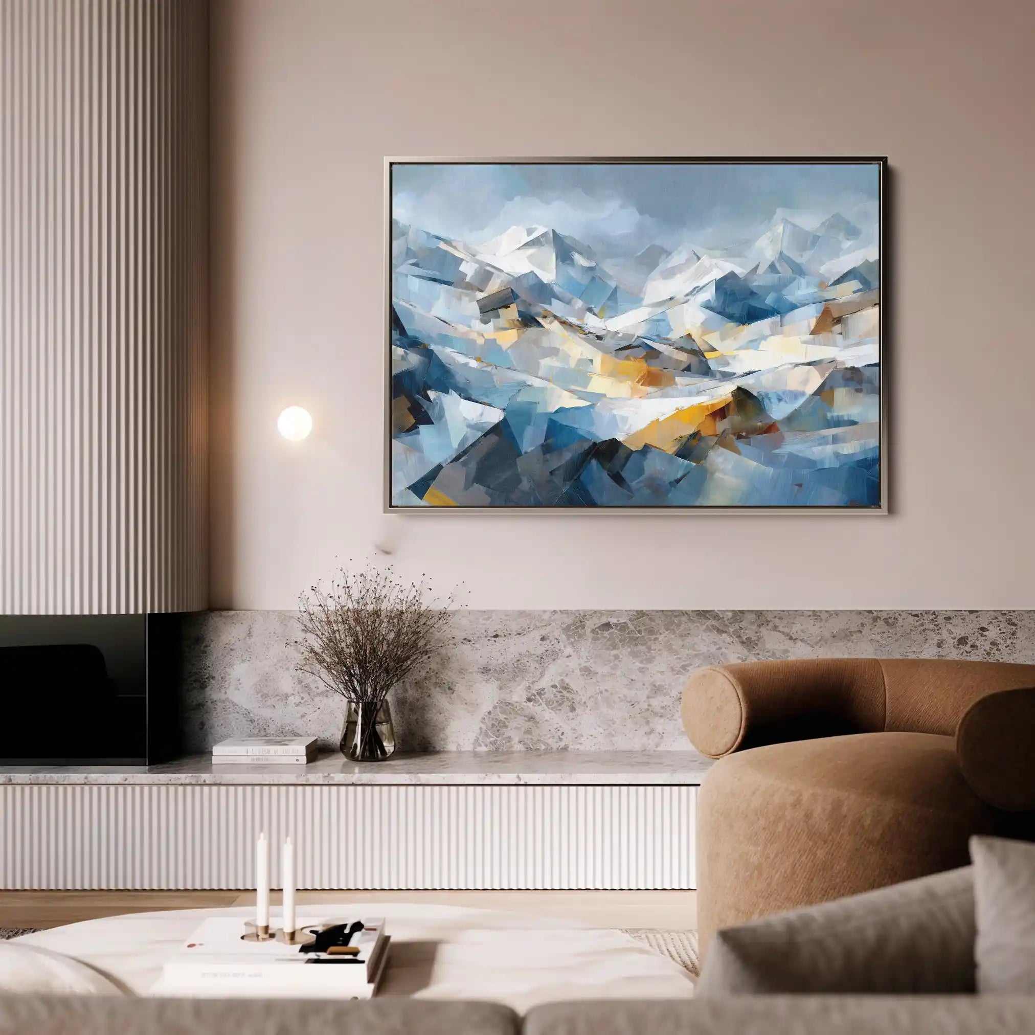 Abstract 1505 Canvas Art 60 x 40 cm / Stretched on hidden frame