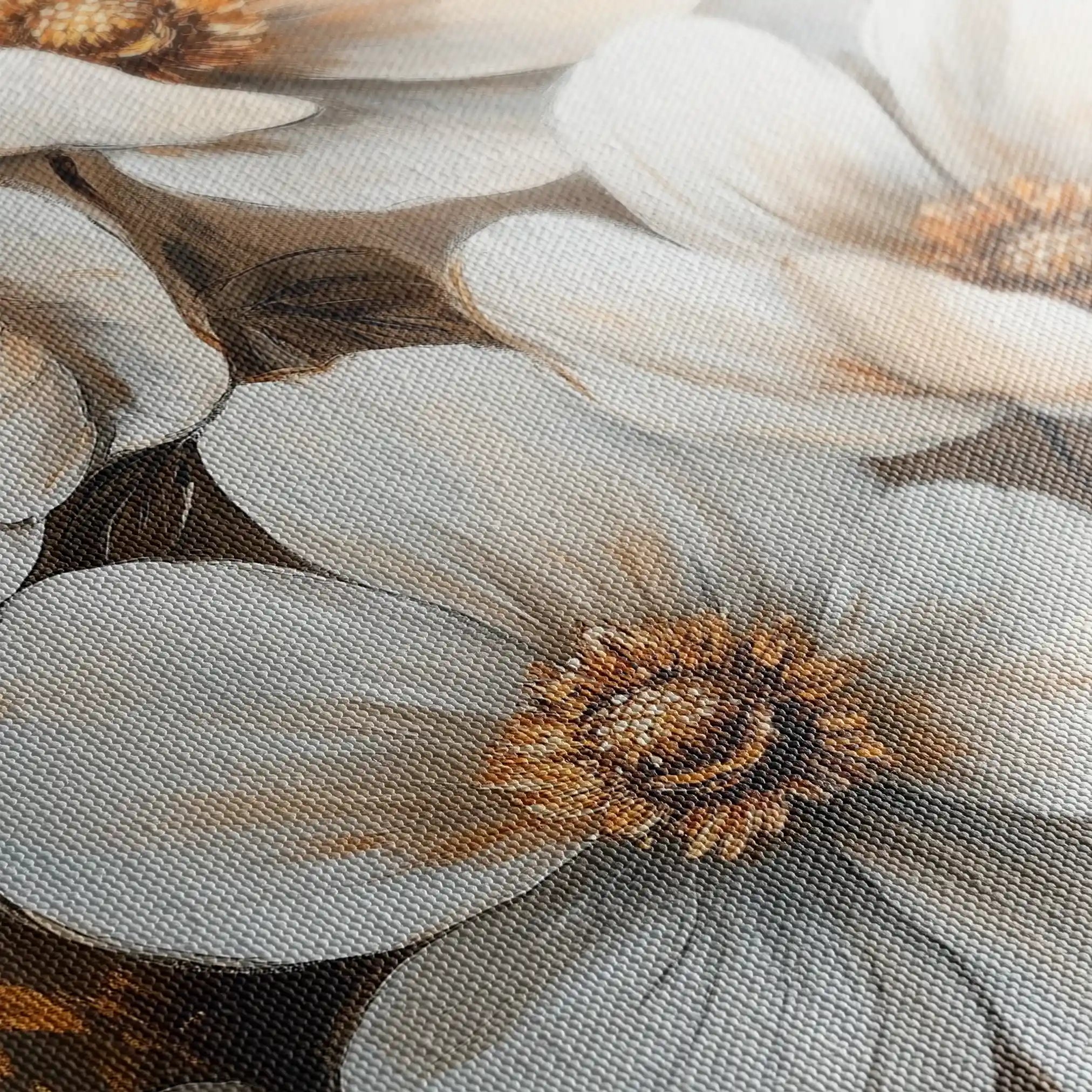 Floral Canvas Wall Art WAD1507-F 90 x 60 cm / Stretched on hidden frame