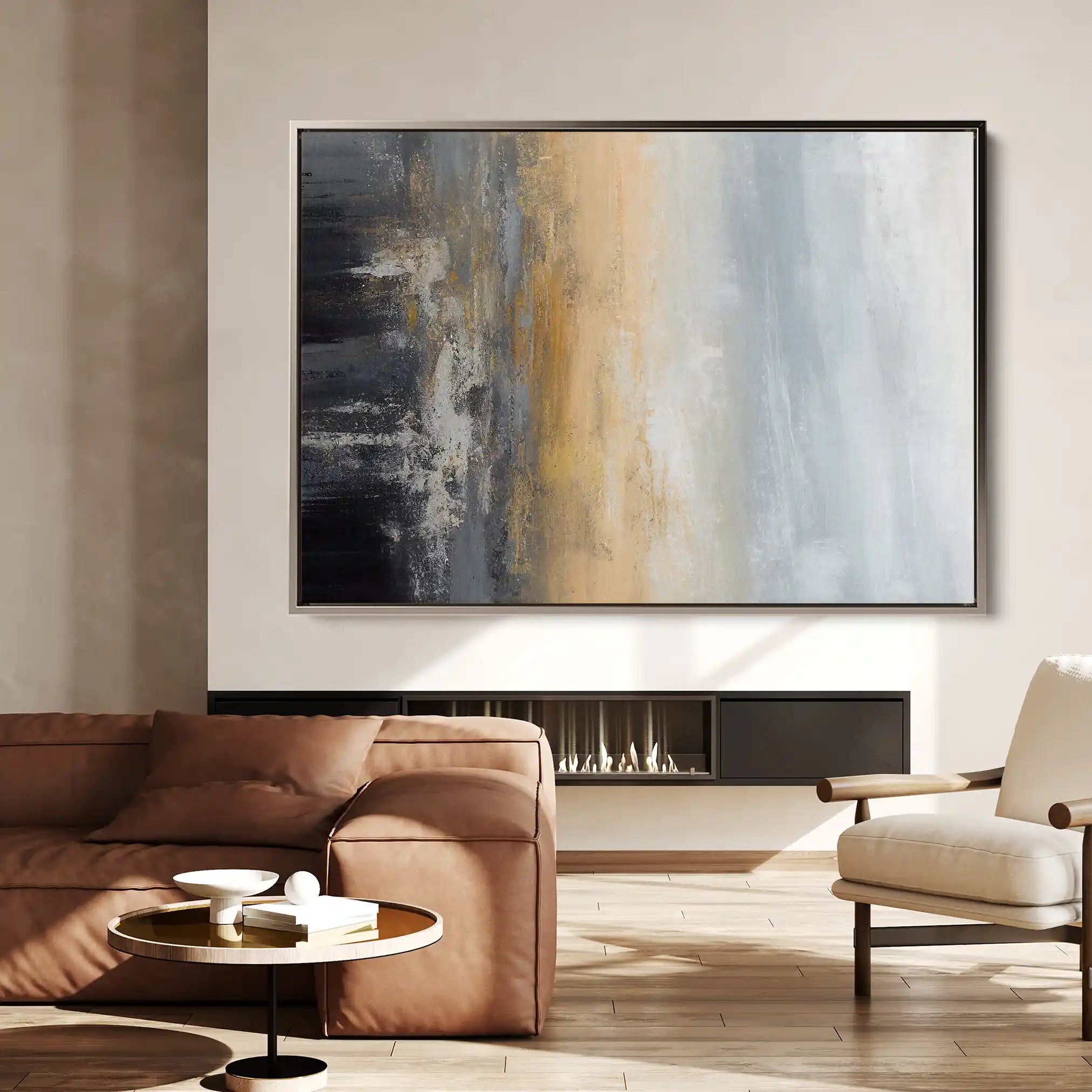 Abstract 151 Canvas Art 60 x 40 cm / Stretched on hidden frame