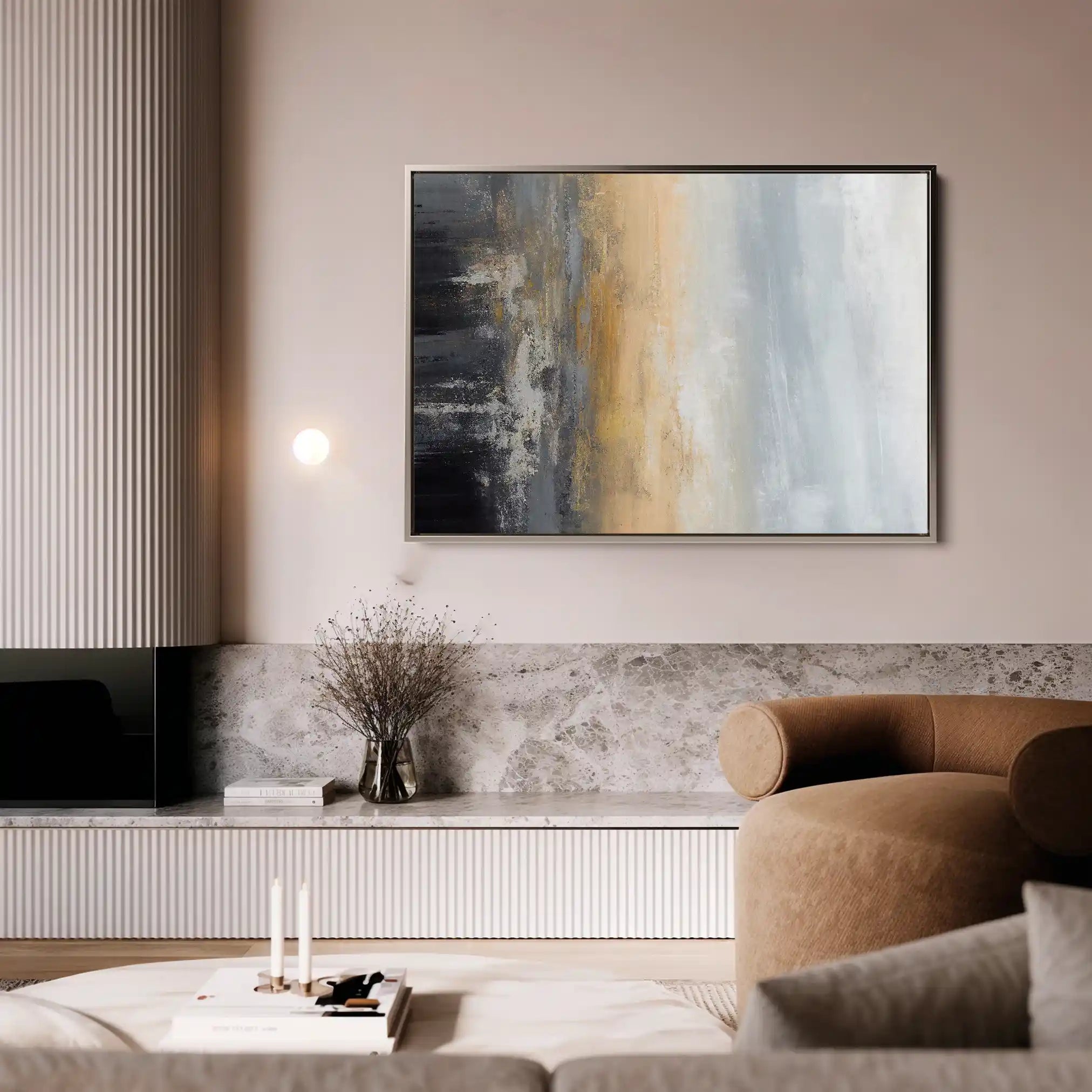 Abstract 151 Canvas Art 60 x 40 cm / Stretched on hidden frame