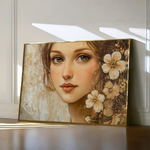Portrait 151 Canvas Art 90 x 60 cm / Stretched on hidden frame