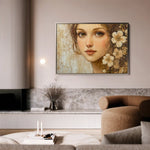 Portrait 151 Canvas Art 90 x 60 cm / Stretched on hidden frame