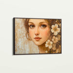Portrait 151 Canvas Art 90 x 60 cm / Stretched on hidden frame