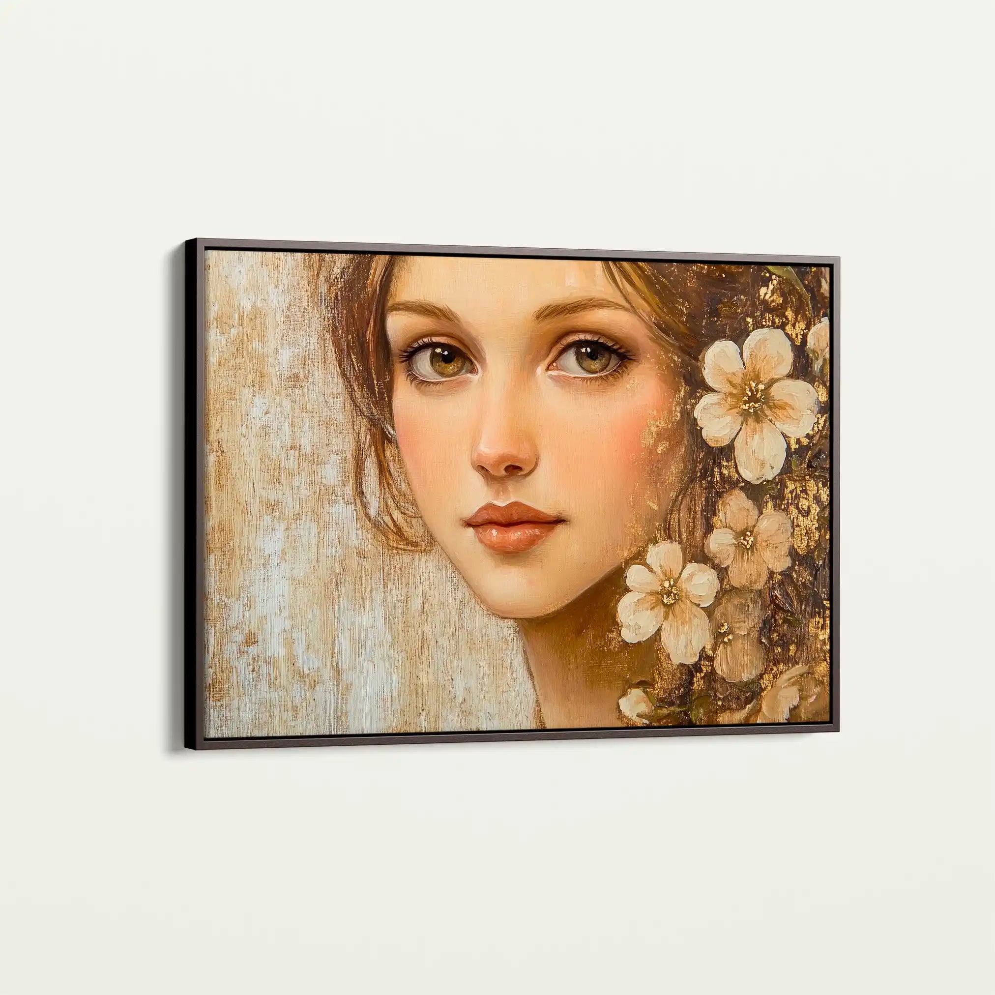 Portrait 151 Canvas Art 90 x 60 cm / Stretched on hidden frame