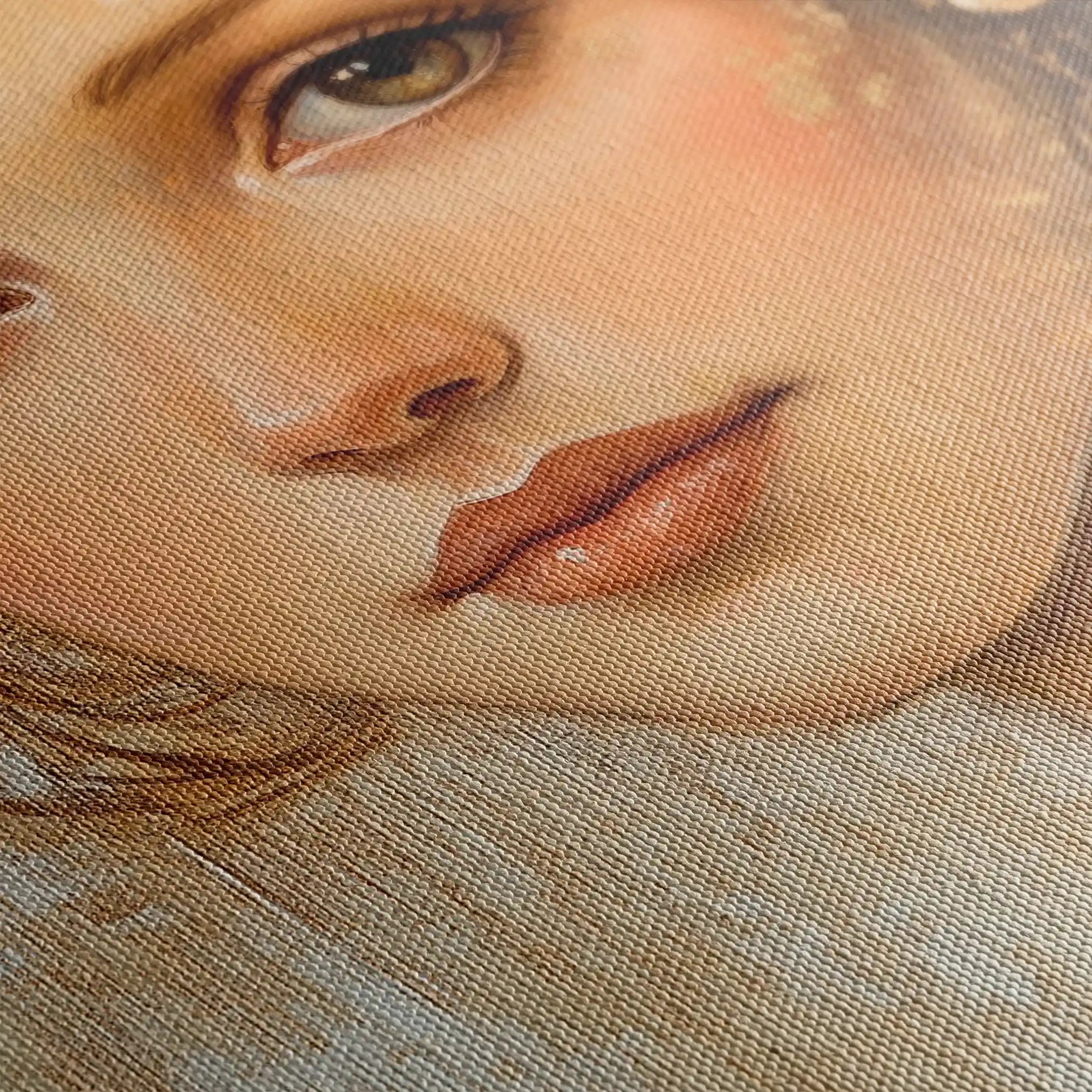 Portrait 151 Canvas Art 90 x 60 cm / Stretched on hidden frame