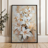 Floral Canvas Wall Art WAD1510-F 90 x 60 cm / Stretched on hidden frame