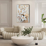 Floral Canvas Wall Art WAD1510-F 90 x 60 cm / Stretched on hidden frame