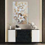 Floral Canvas Wall Art WAD1510-F 90 x 60 cm / Stretched on hidden frame