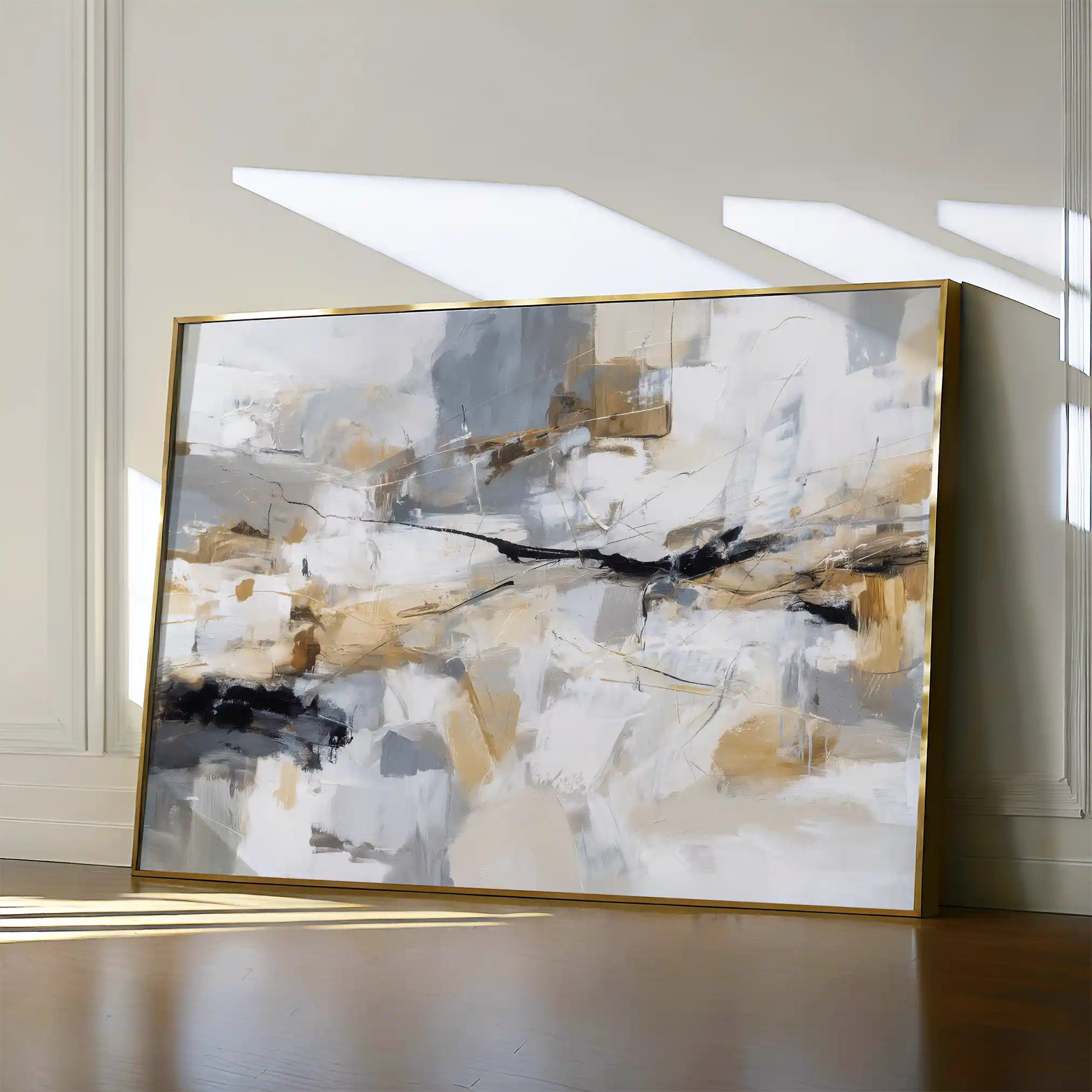 Abstract 1514 Canvas Art 60 x 40 cm / Stretched on hidden frame