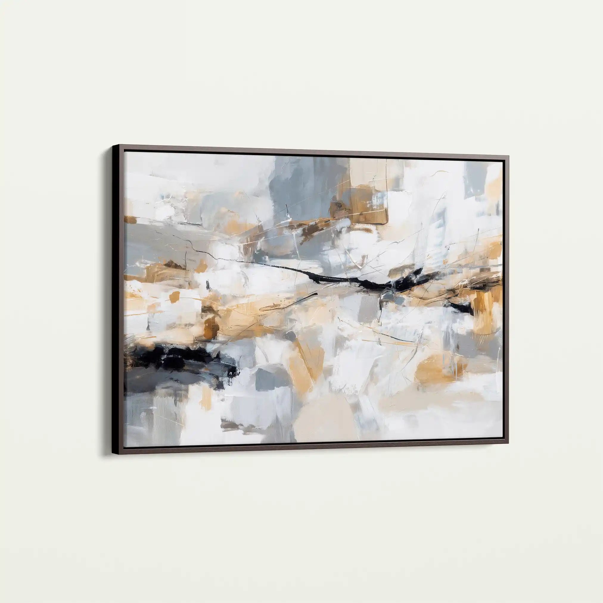 Abstract 1514 Canvas Art 60 x 40 cm / Stretched on hidden frame