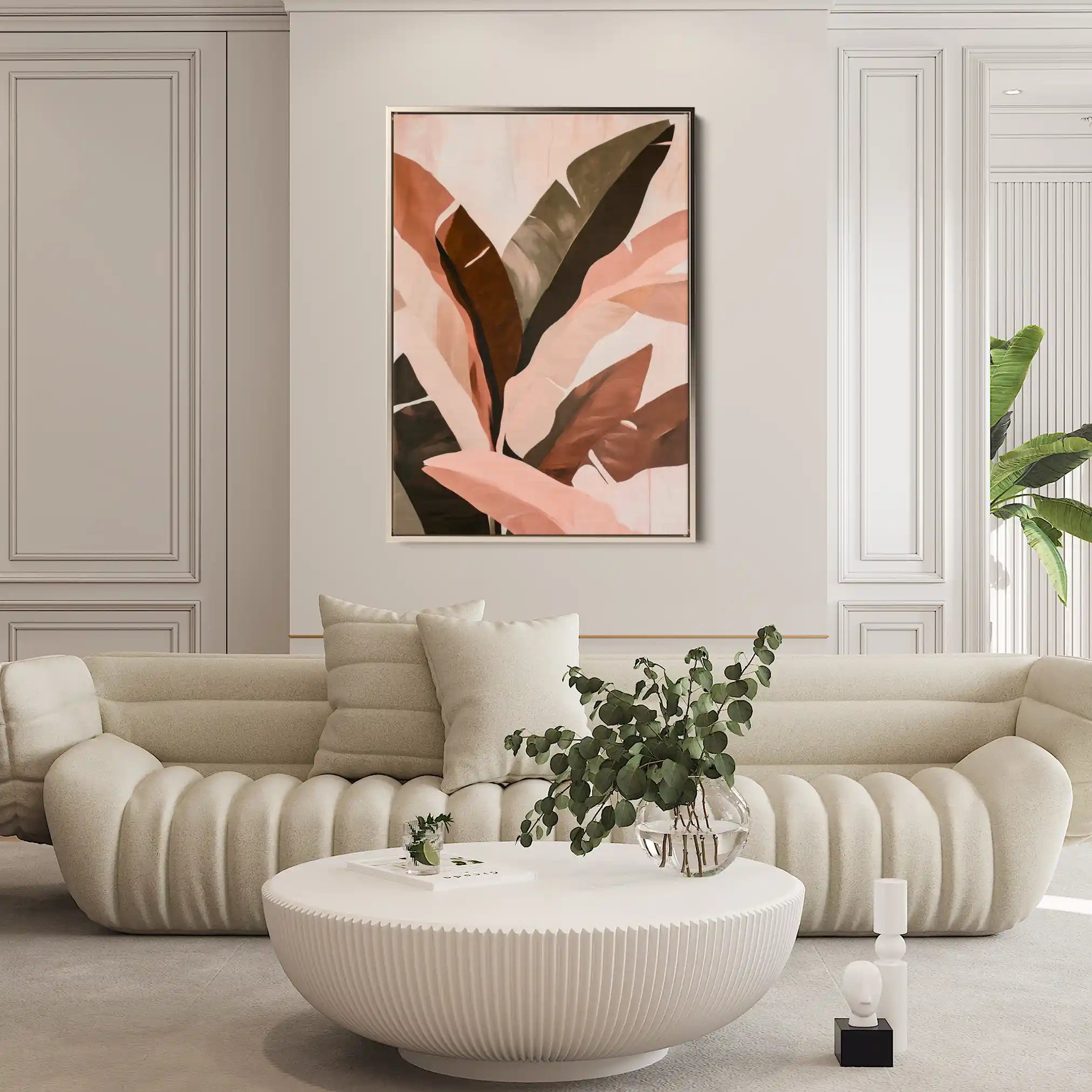 Floral Canvas Wall Art WAD1514-F 90 x 60 cm / Stretched on hidden frame