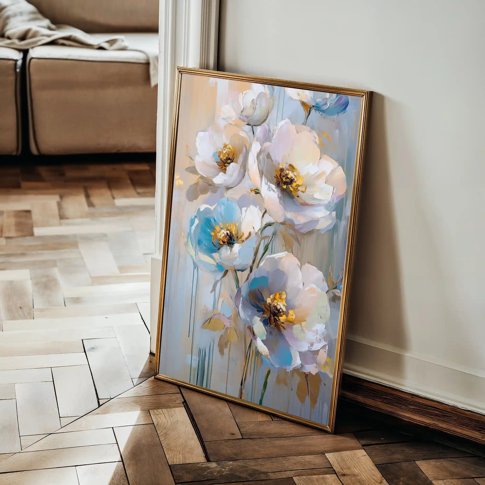 Floral Canvas Wall Art WAD1515-F 90 x 60 cm / Stretched on hidden frame