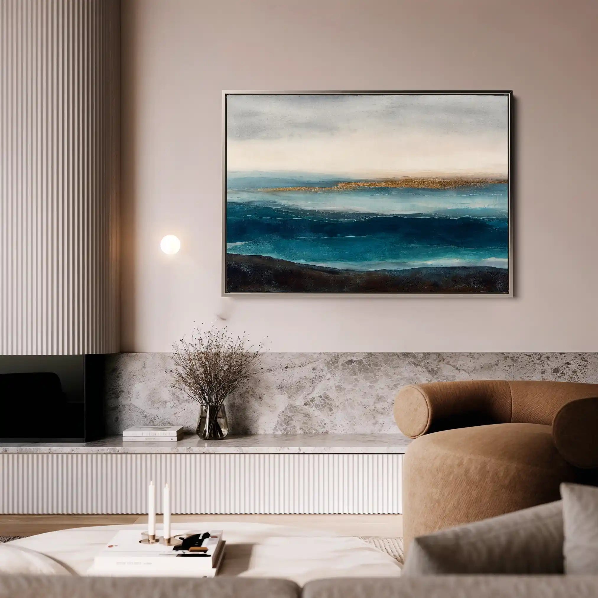 Abstract 1517 Canvas Art 60 x 40 cm / Stretched on hidden frame