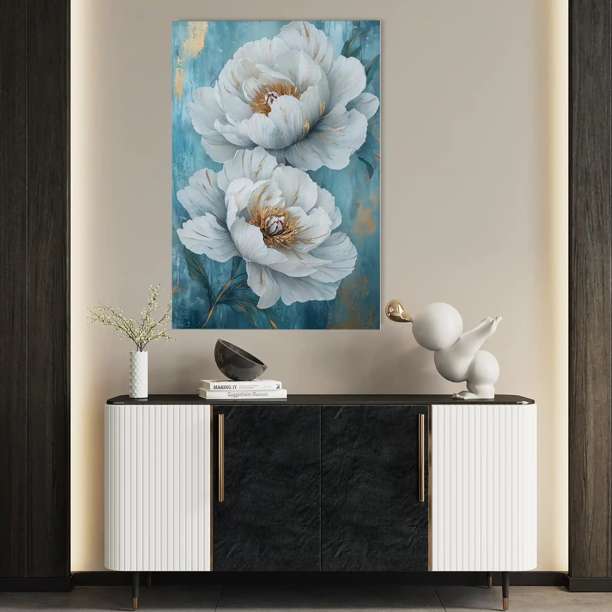 Floral Canvas Wall Art WAD1519-F 90 x 60 cm / Stretched on hidden frame