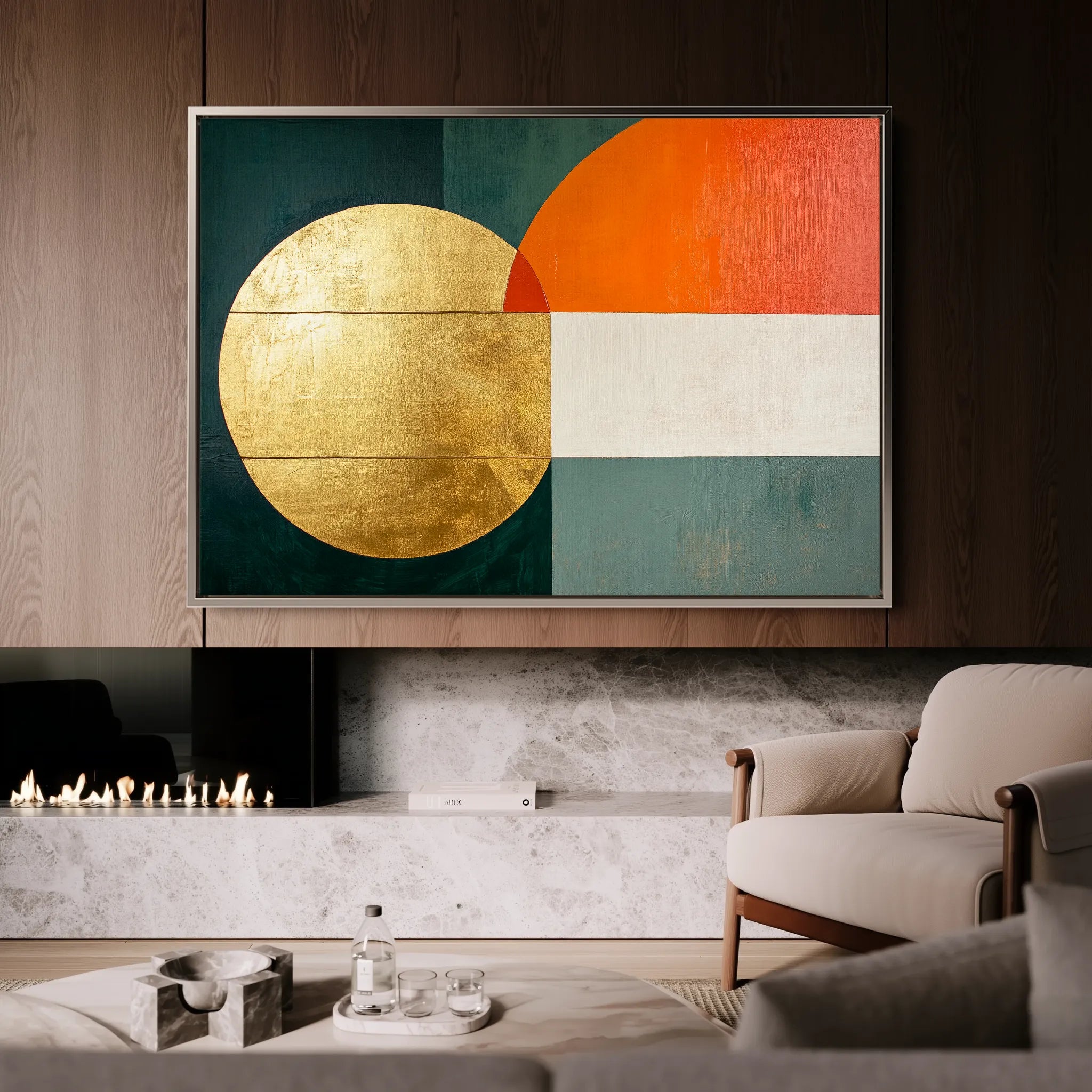 Boho Canvas Wall Art WAD152-BH 90 x 60 cm / Stretched on hidden frame