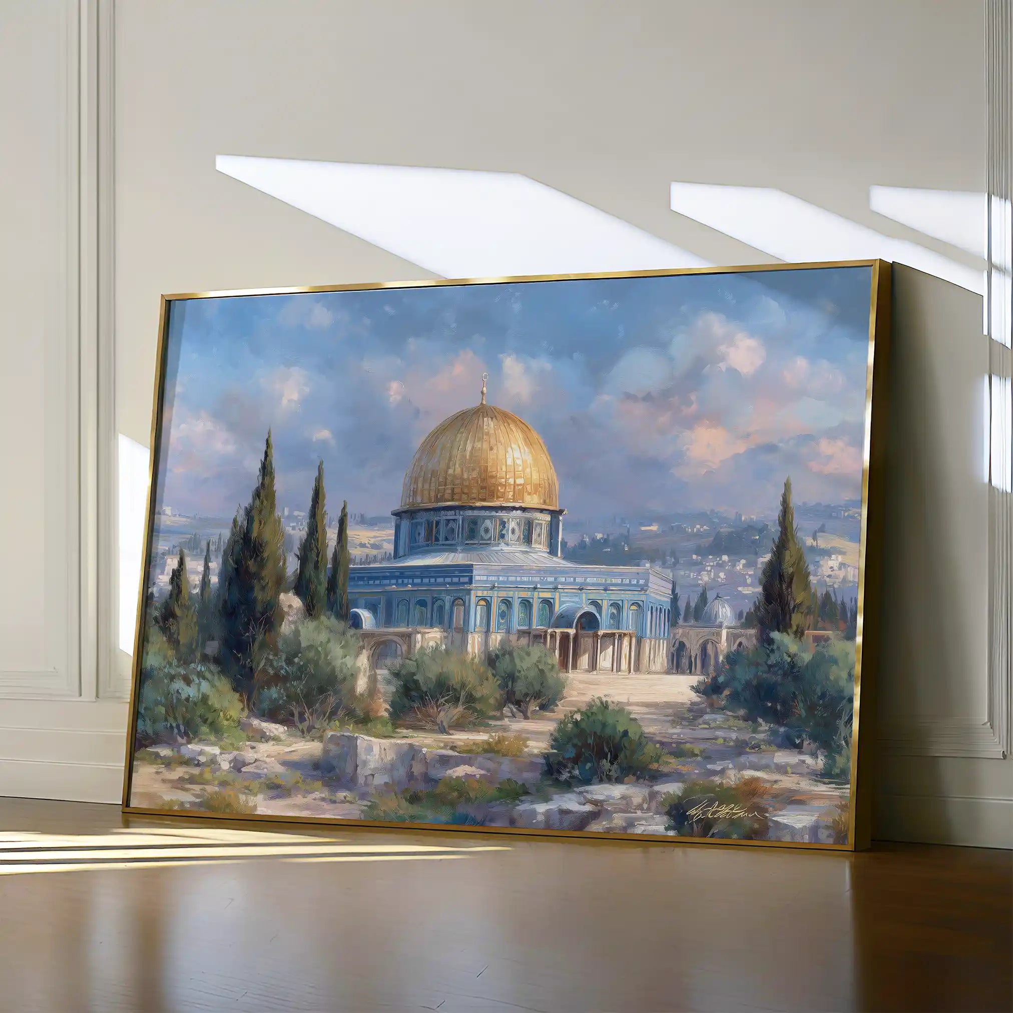 Palestine 152 Canvas Art 60 x 40 cm / Stretched on hidden frame