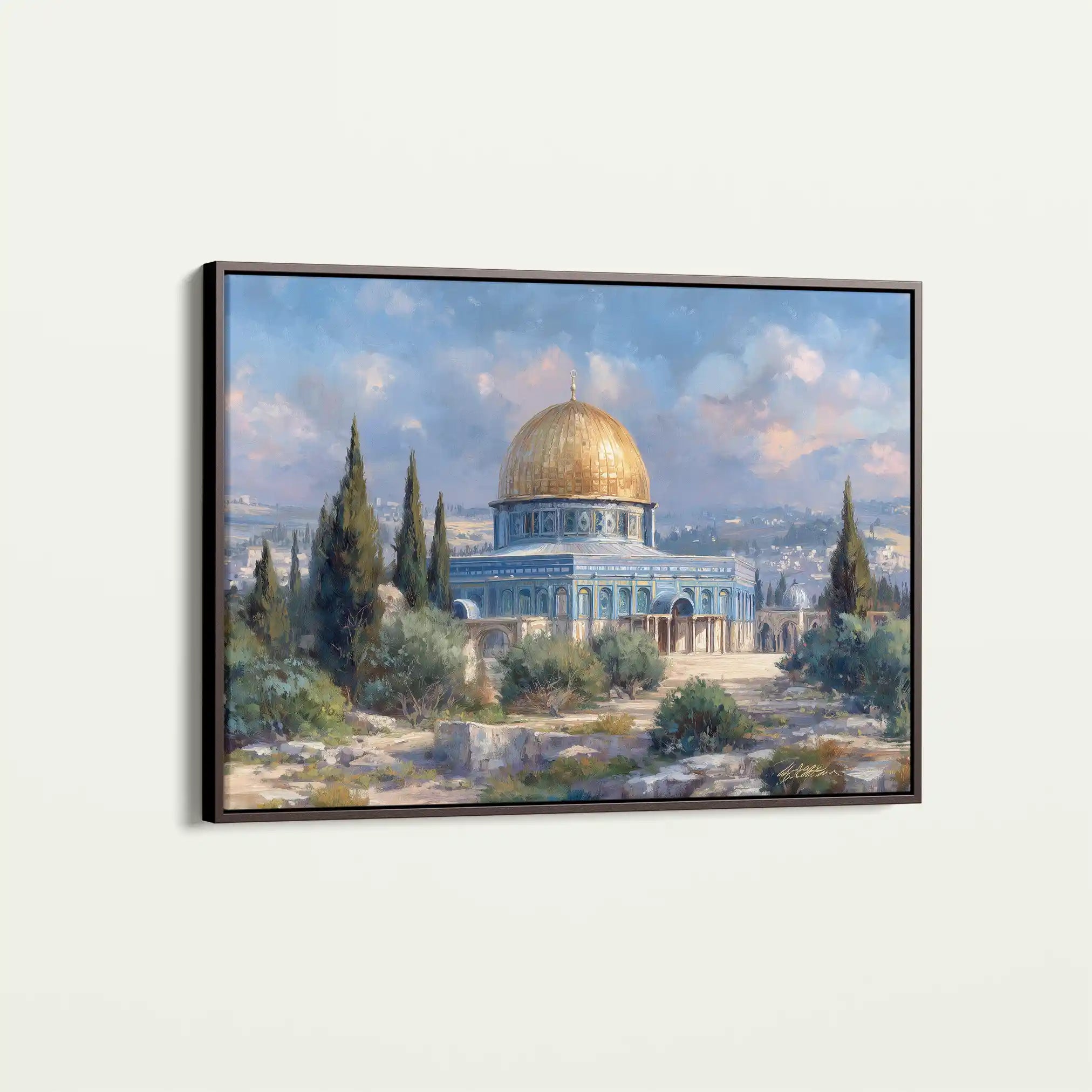 Palestine 152 Canvas Art 60 x 40 cm / Stretched on hidden frame