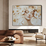 Portrait 152 Canvas Art 90 x 60 cm / Stretched on hidden frame