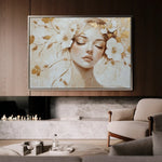 Portrait 152 Canvas Art 90 x 60 cm / Stretched on hidden frame