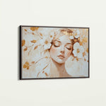 Portrait 152 Canvas Art 90 x 60 cm / Stretched on hidden frame