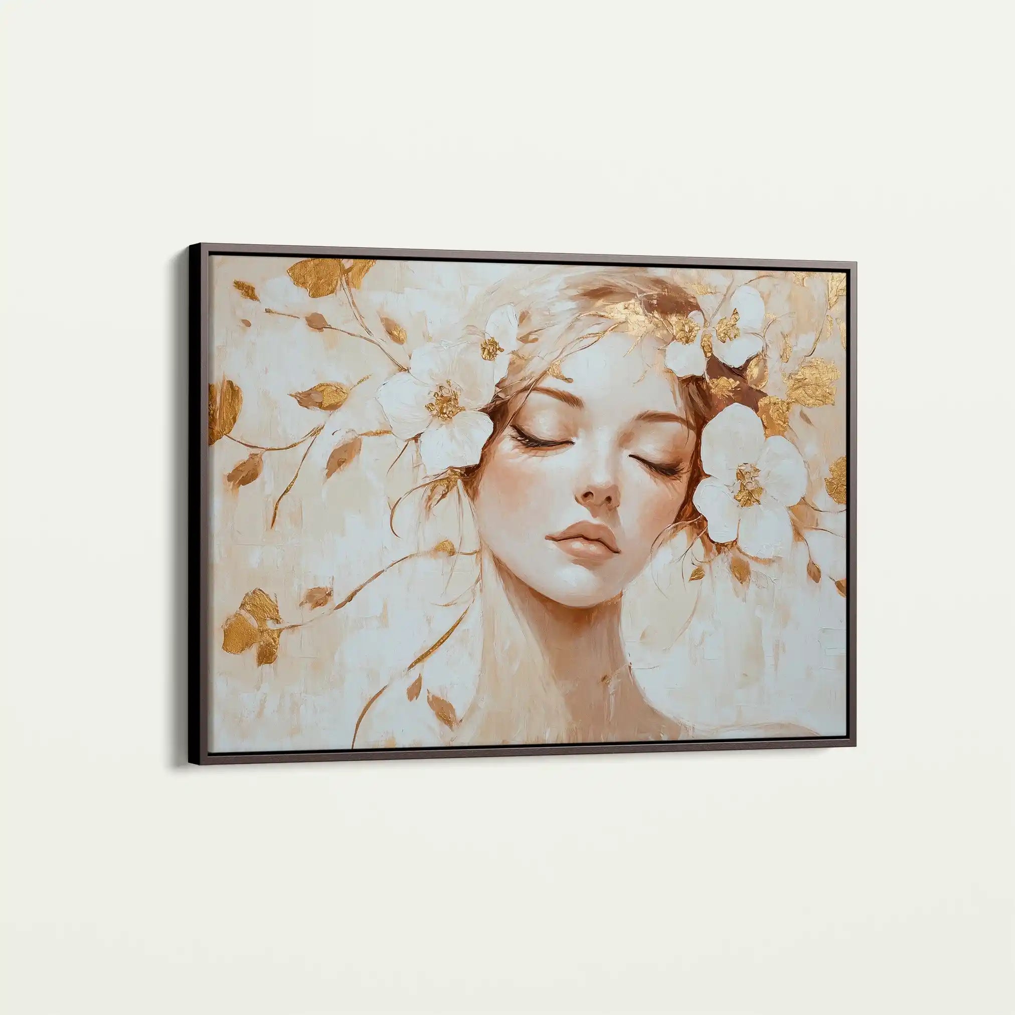Portrait 152 Canvas Art 90 x 60 cm / Stretched on hidden frame