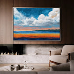Abstract 1520 Canvas Art 60 x 40 cm / Stretched on hidden frame