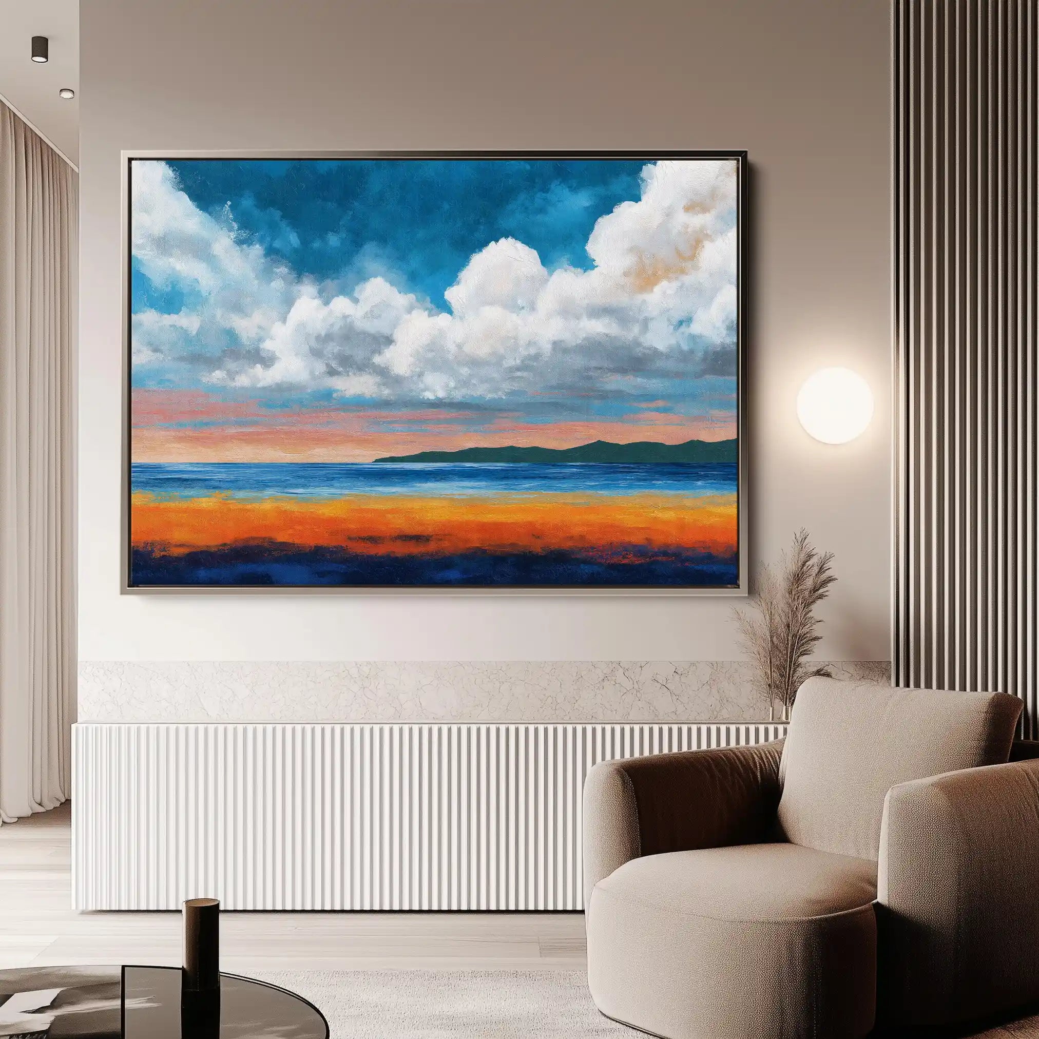 Abstract 1520 Canvas Art 60 x 40 cm / Stretched on hidden frame
