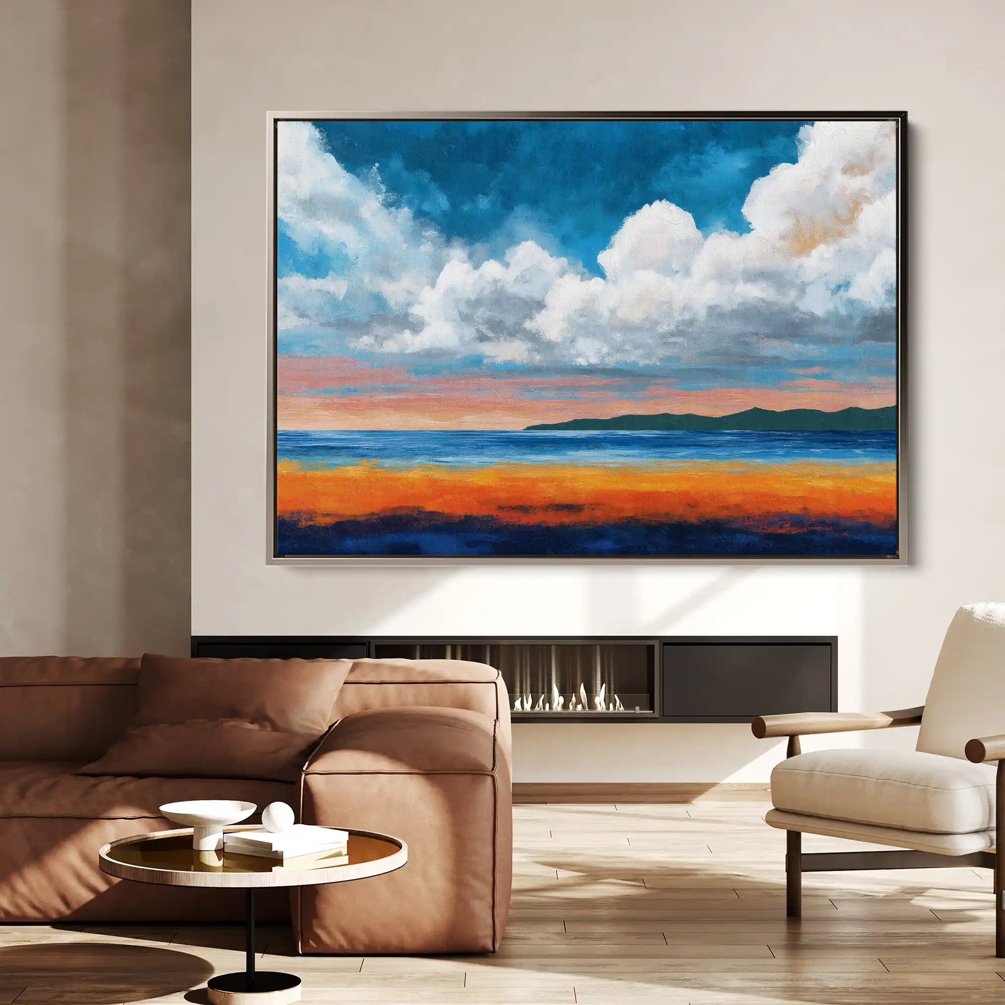 Abstract 1520 Canvas Art 60 x 40 cm / Stretched on hidden frame