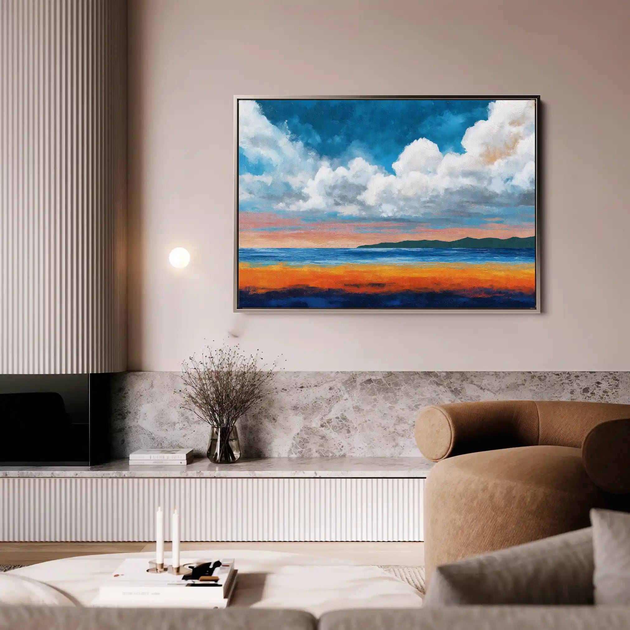 Abstract 1520 Canvas Art 60 x 40 cm / Stretched on hidden frame