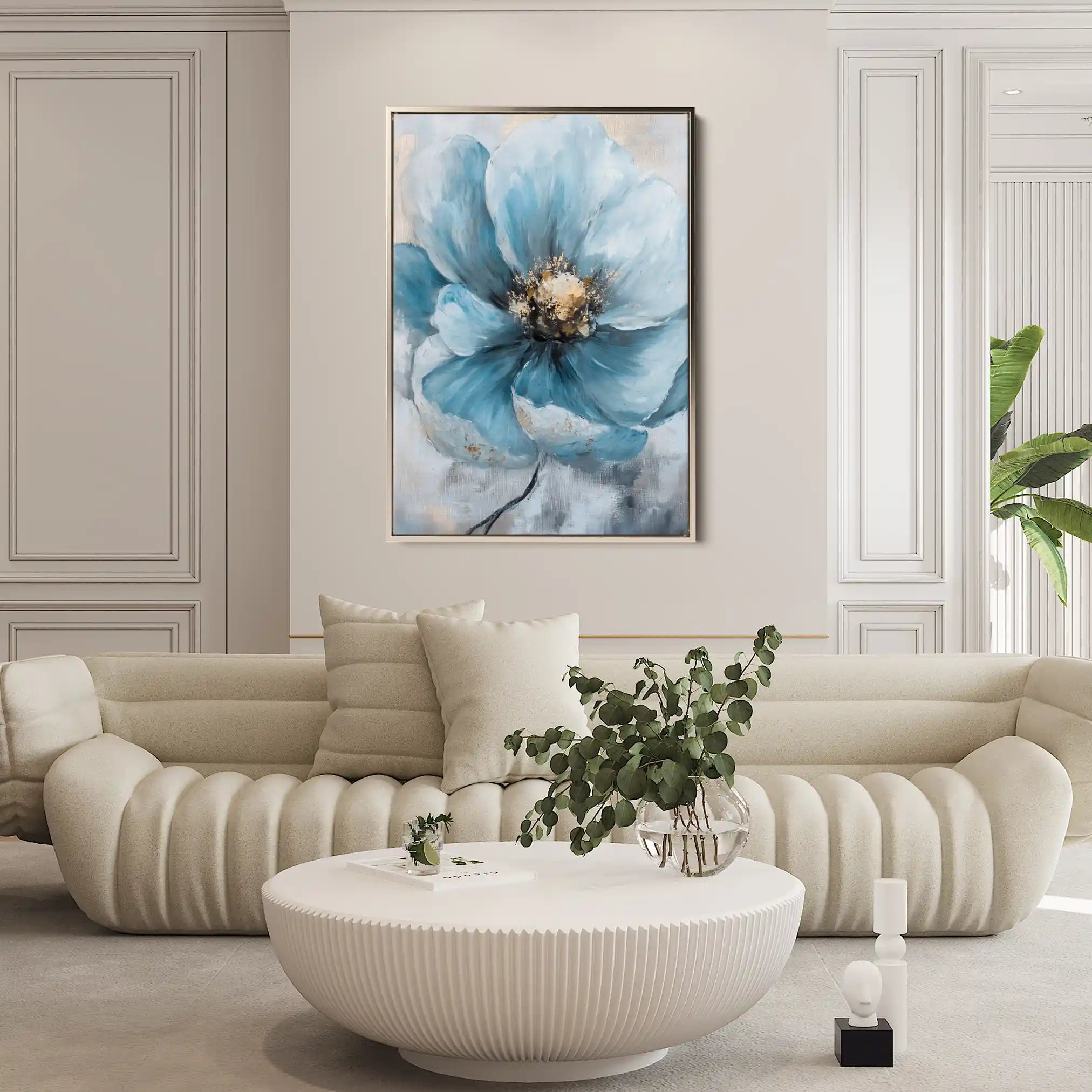 Floral Canvas Wall Art WAD1522-F 90 x 60 cm / Stretched on hidden frame