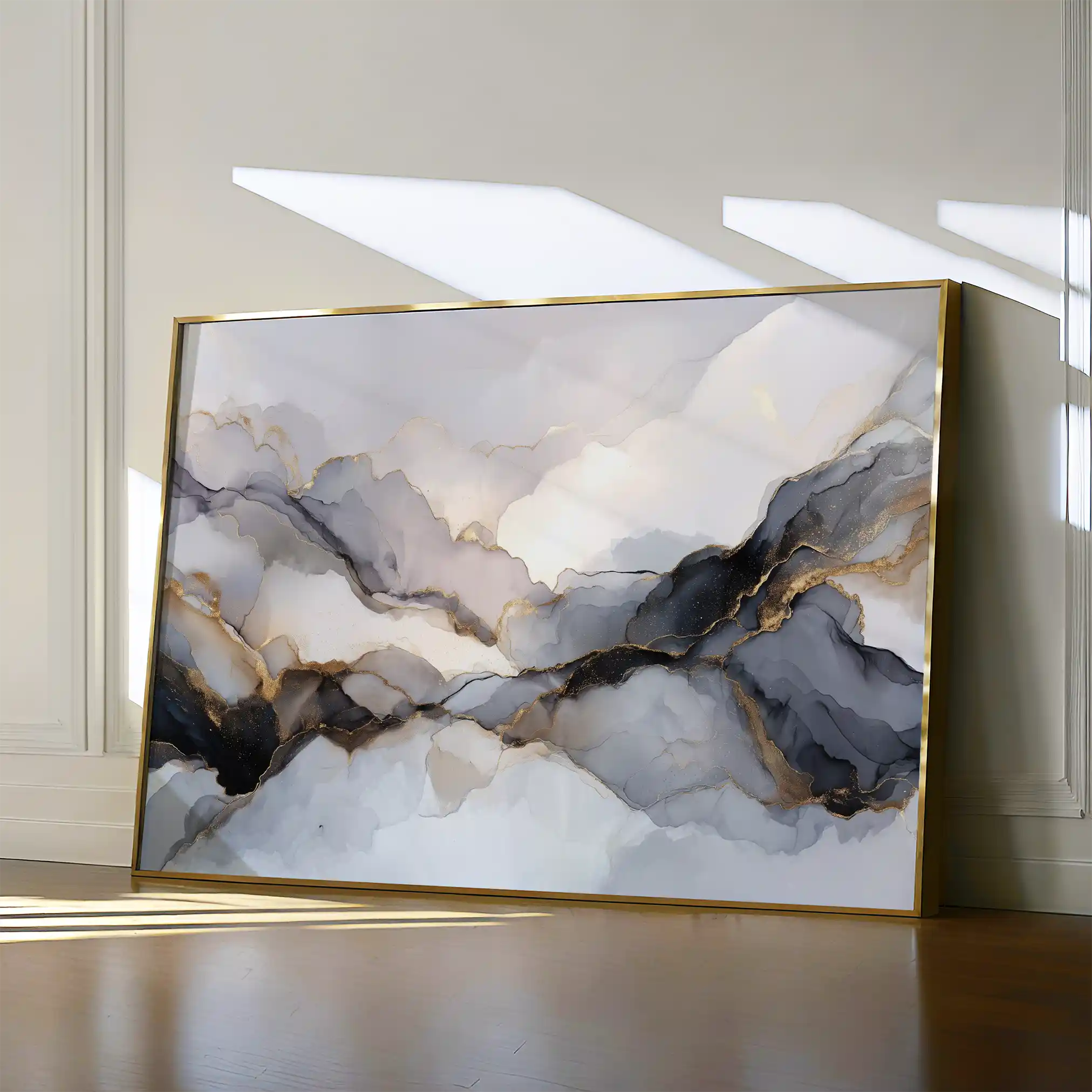 Abstract 1523 Canvas Art 60 x 40 cm / Stretched on hidden frame