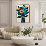 Floral Canvas Wall Art WAD1525-F 90 x 60 cm / Stretched on hidden frame