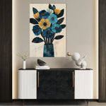 Floral Canvas Wall Art WAD1525-F 90 x 60 cm / Stretched on hidden frame