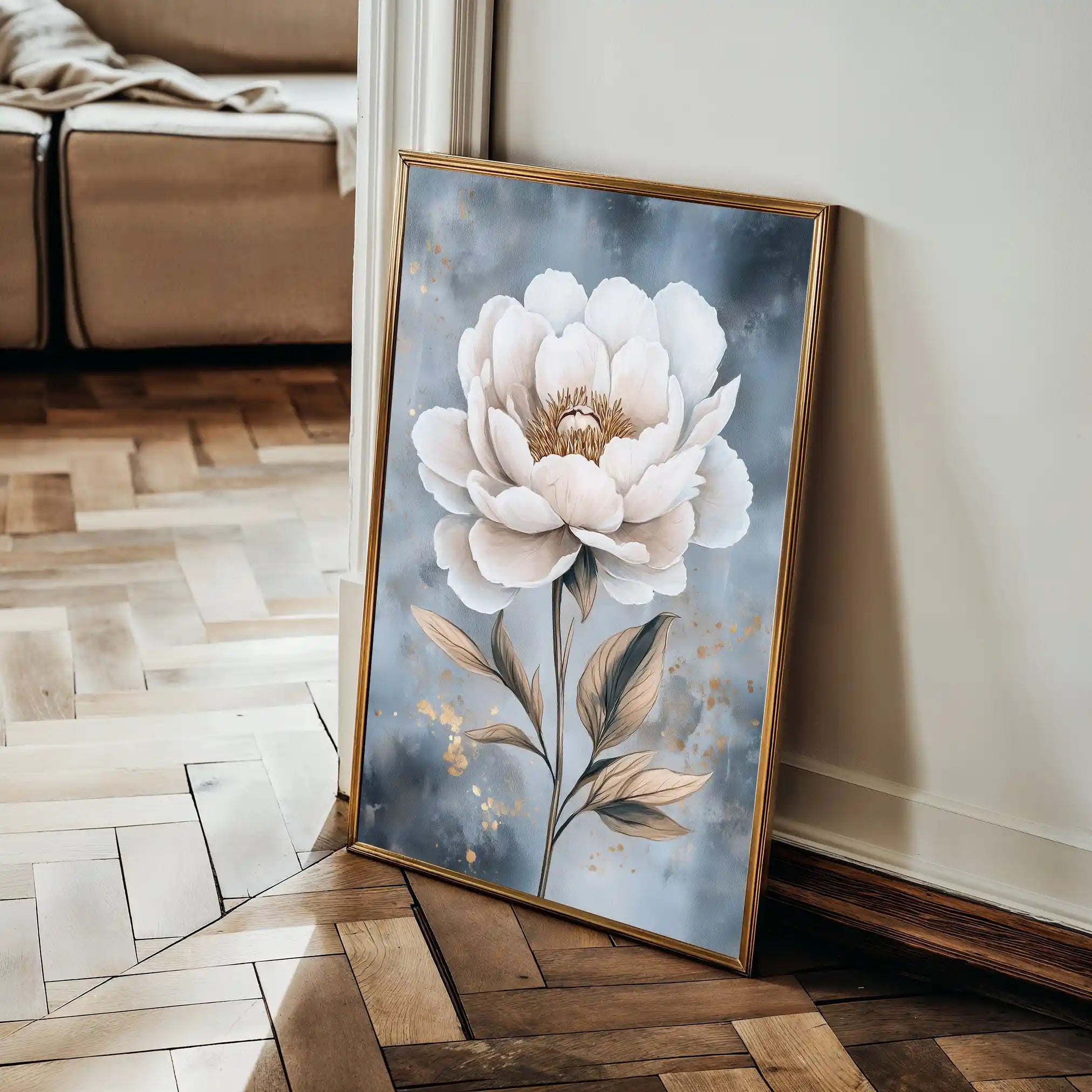 Floral Canvas Wall Art WAD1527-F 90 x 60 cm / Stretched on hidden frame