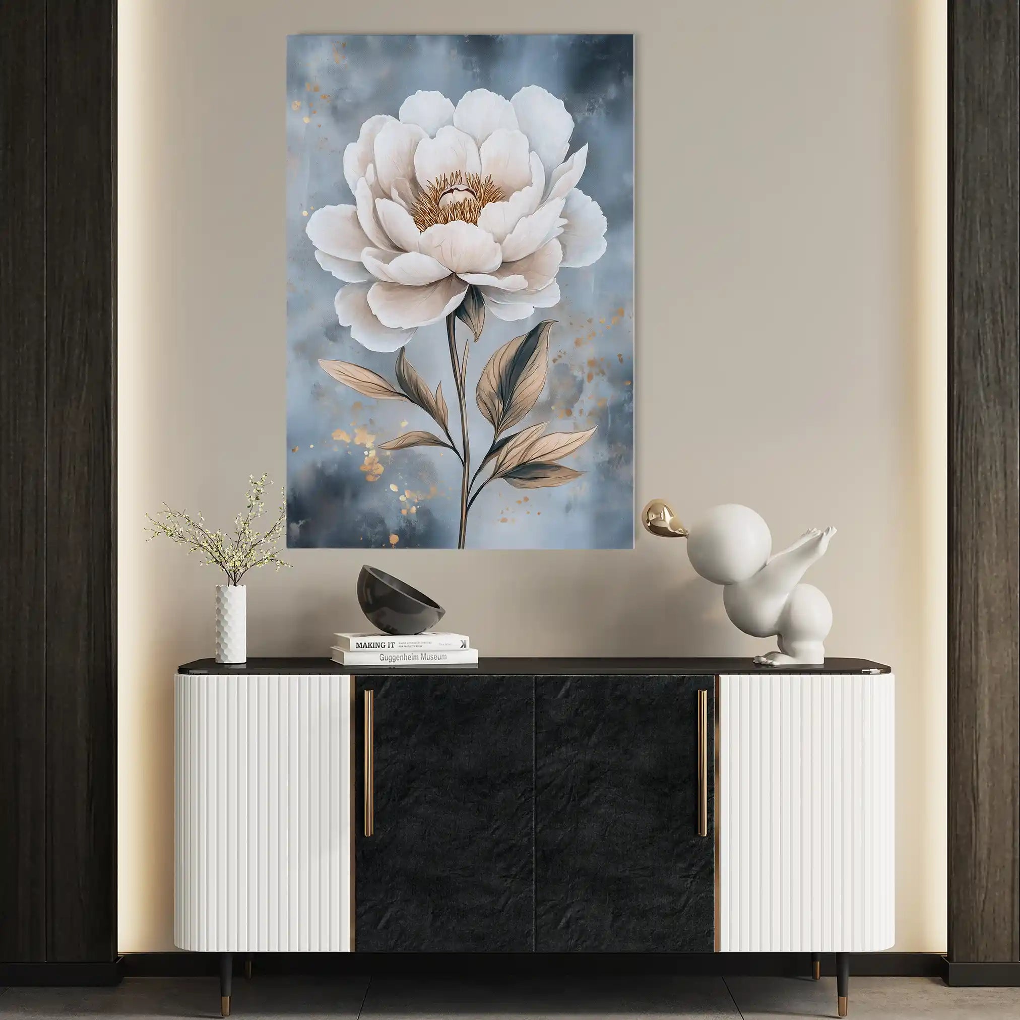 Floral Canvas Wall Art WAD1527-F 90 x 60 cm / Stretched on hidden frame