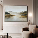 Abstract 1529 Canvas Art 60 x 40 cm / Stretched on hidden frame