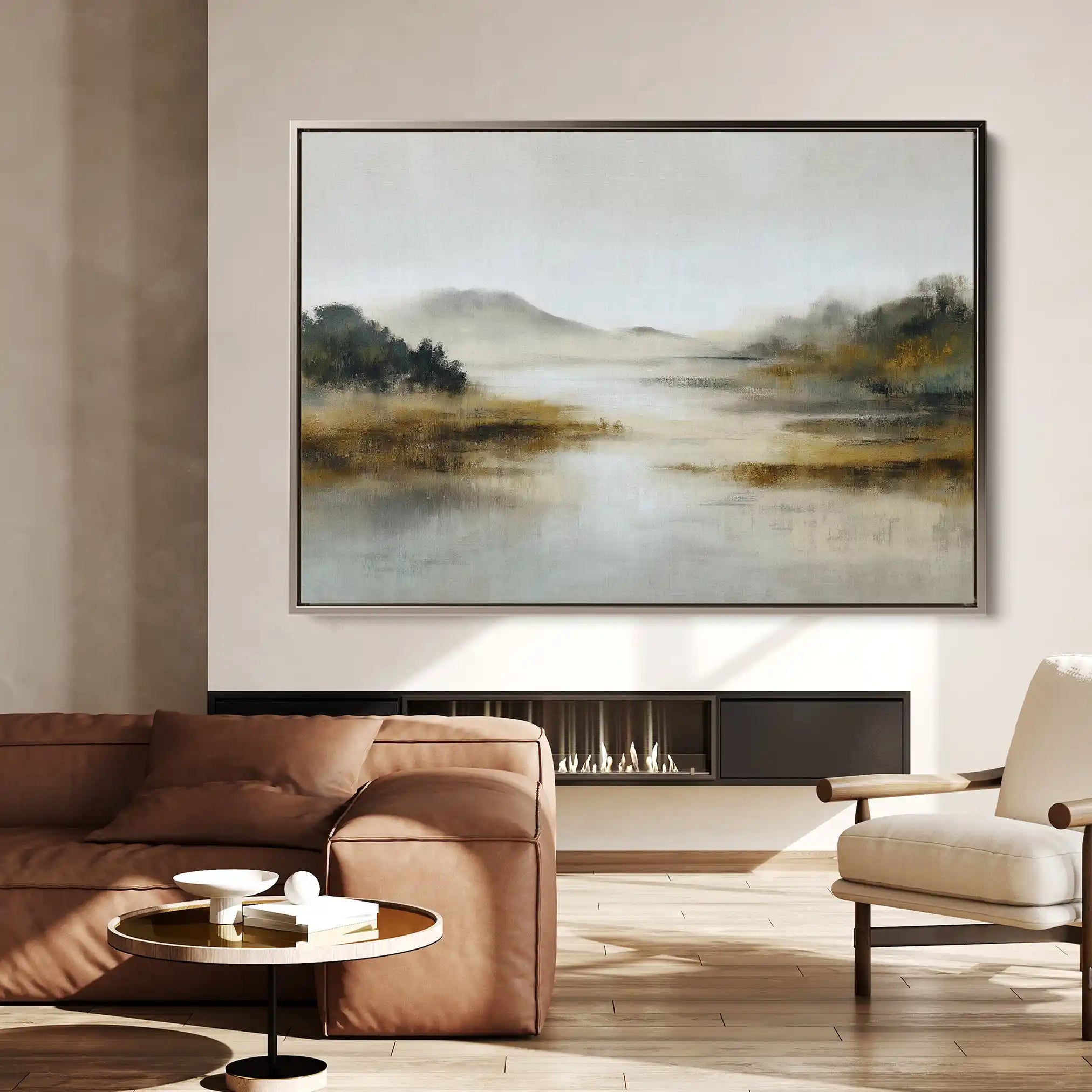 Abstract 1529 Canvas Art 60 x 40 cm / Stretched on hidden frame