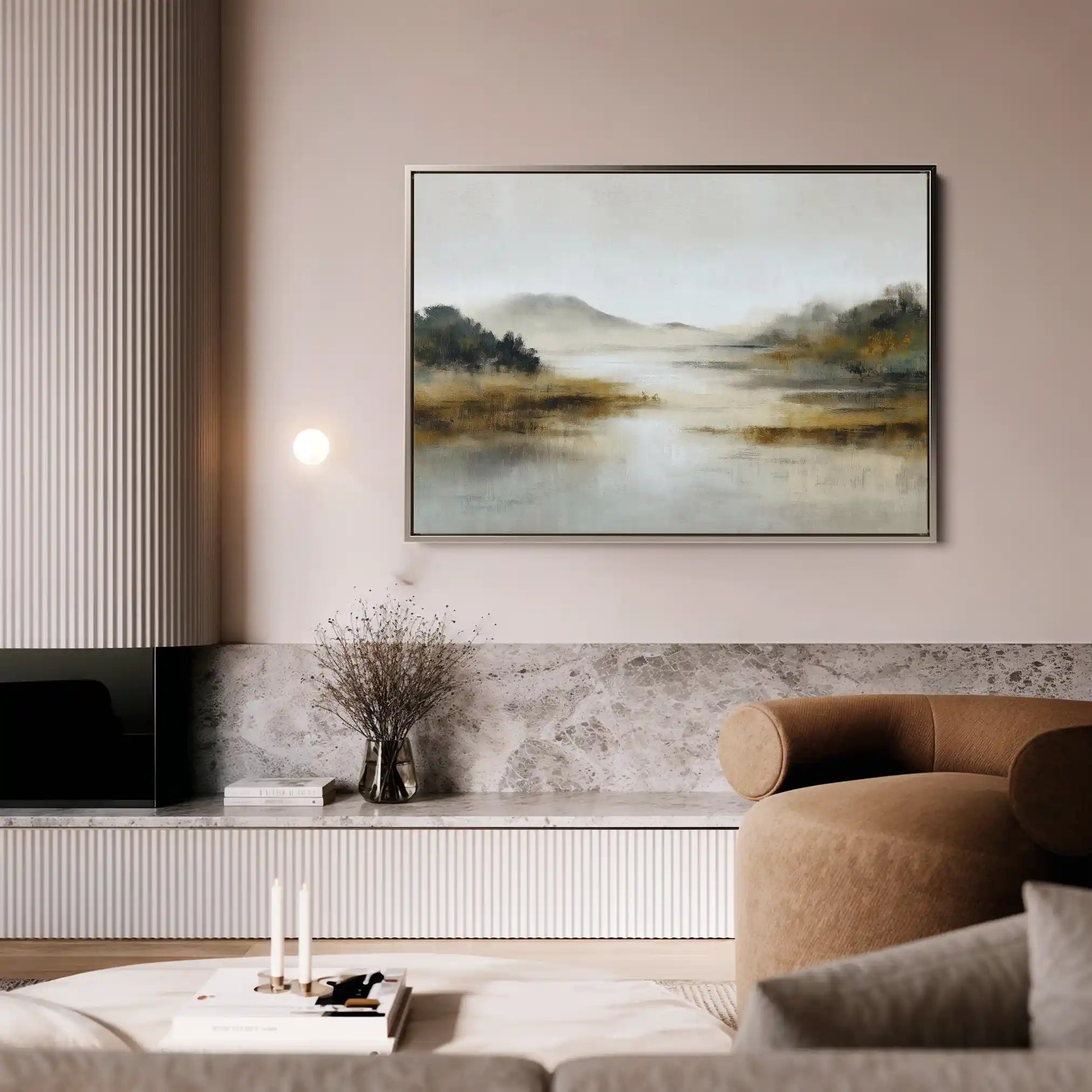 Abstract 1529 Canvas Art 60 x 40 cm / Stretched on hidden frame