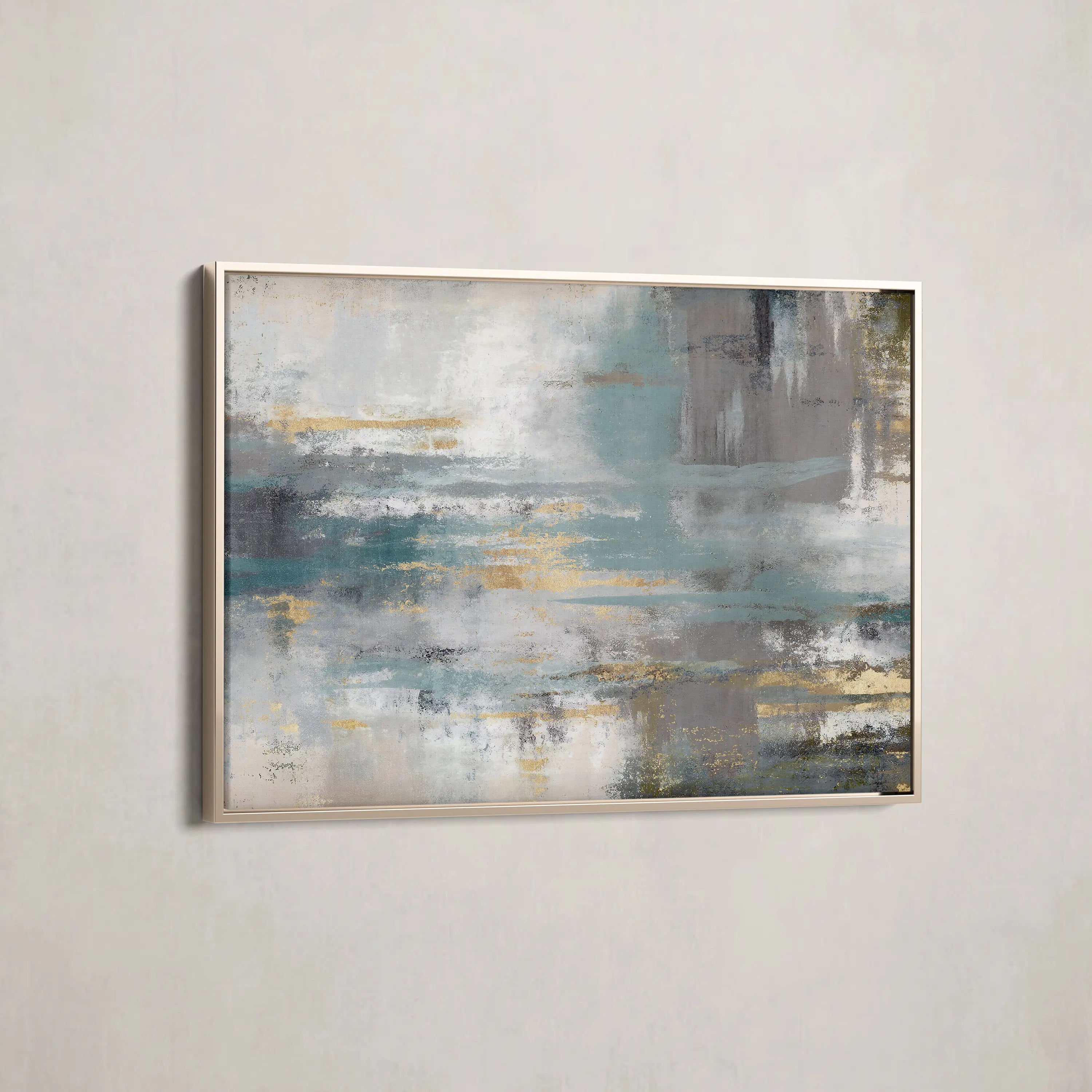 Abstract Canvas Wall Art WAD153-A 90 x 60 cm / Stretched on hidden frame