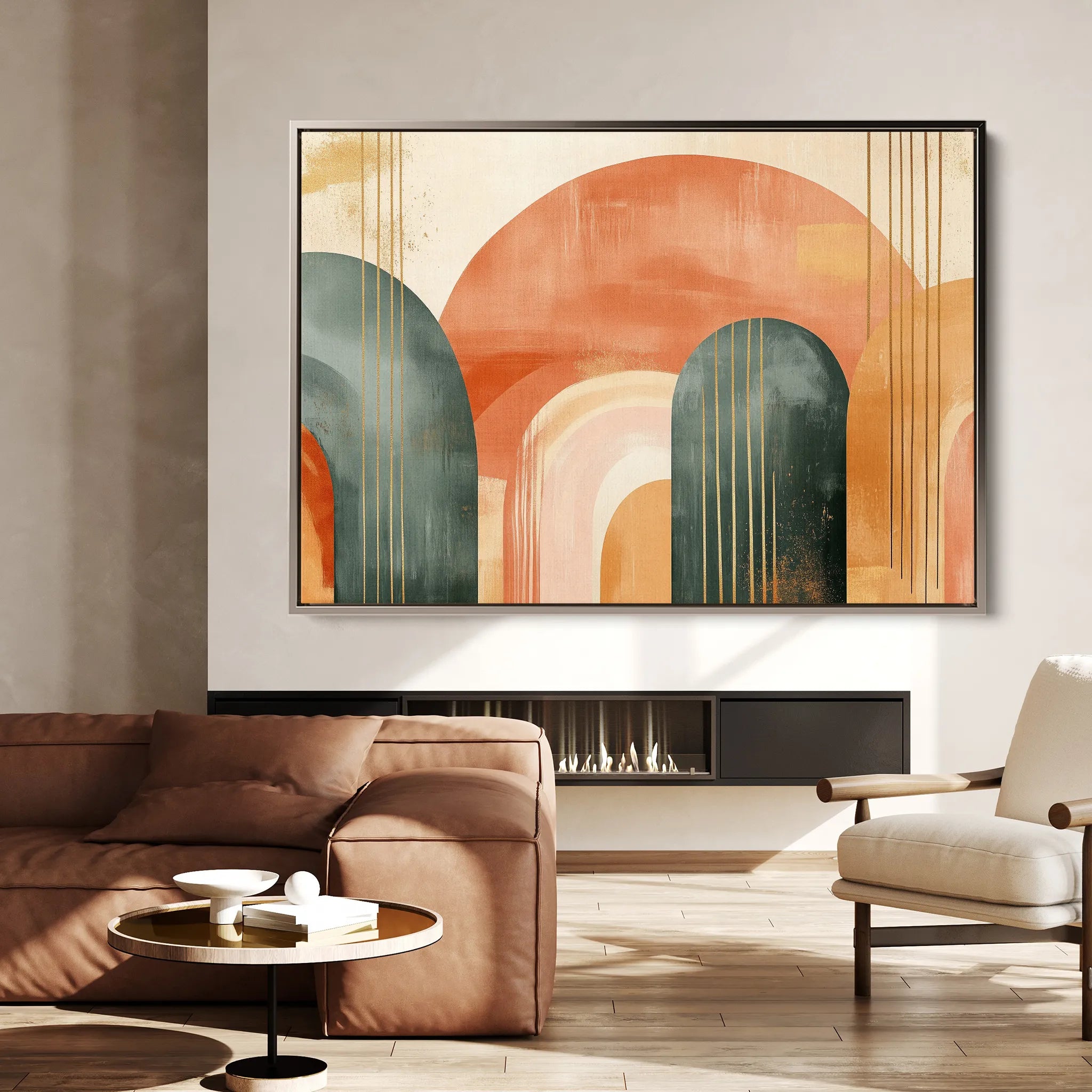 Boho Canvas Wall Art WAD153-BH 90 x 60 cm / Stretched on hidden frame